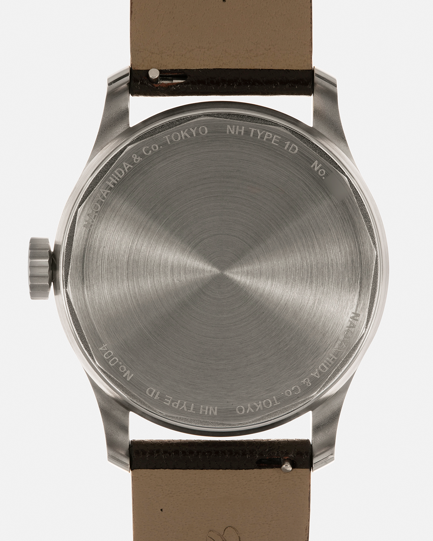 Brand: Naoya HIda
Year: 2022
Model: NH Type 1D
Material: 904L Stainless Steel Case, German Silver Dial 
Movement: Cal. 3019SS, Manual-Winding
Case Diameter: 37mm
Strap: Naoya Hida Volinka Brown Leather Strap with Signed Stainless Steel Tang Buckle