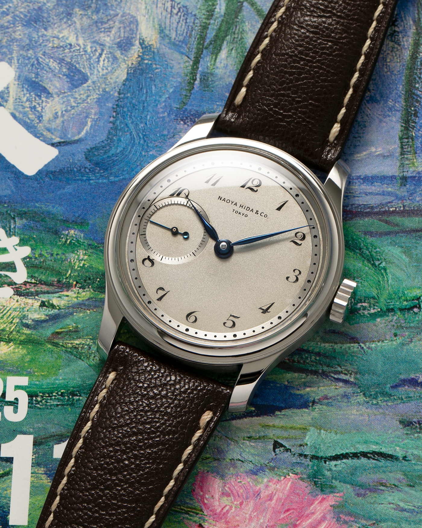 Brand: Naoya HIda
Year: 2022
Model: NH Type 1D
Material: 904L Stainless Steel Case, German Silver Dial 
Movement: Cal. 3019SS, Manual-Winding
Case Diameter: 37mm
Strap: Naoya Hida Volinka Brown Leather Strap with Signed Stainless Steel Tang Buckle