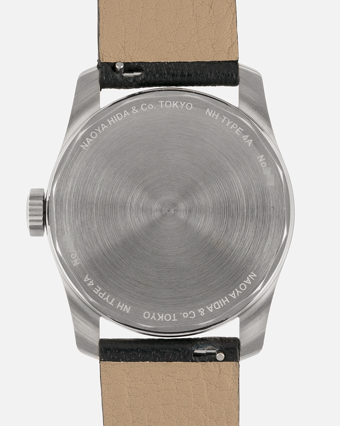 Brand: Naoya Hida
Year: 2024
Model: NH Type 4A
Material: 904L Stainless Steel Case, German Silver Dial
Movement: NH Calibre 3020SS (Based on Valjoux Cal. 7750), Manual-Winding
Case Dimensions: 36mm Diameter 11mm Thickness
Lug Width: 20mm
Strap: Jean Rousseau Dark Blue Leather Strap with Signed 904L Stainless Steel Tang Buckle