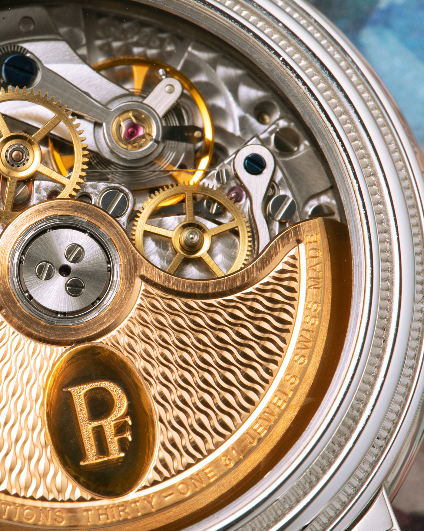 Brand: Parmigiani Fleurier
Year: 2003
Model: Toric Chronograph
Reference: PF006783
Material: Platinum 950
Movement: Parmigiani Fleurier Cal. PF400z (Based on Zenith El Primero 400z), Self-Winding
Case Dimensions: 40mm
Lug Width: 20mm
Strap: Phillips Bacs & Russo Taupe Textured Calf Leather Strap with Signed Platinum 950 Tang Buckle, with extra Parmigiani Fleurier Black Alligator Leather Strap