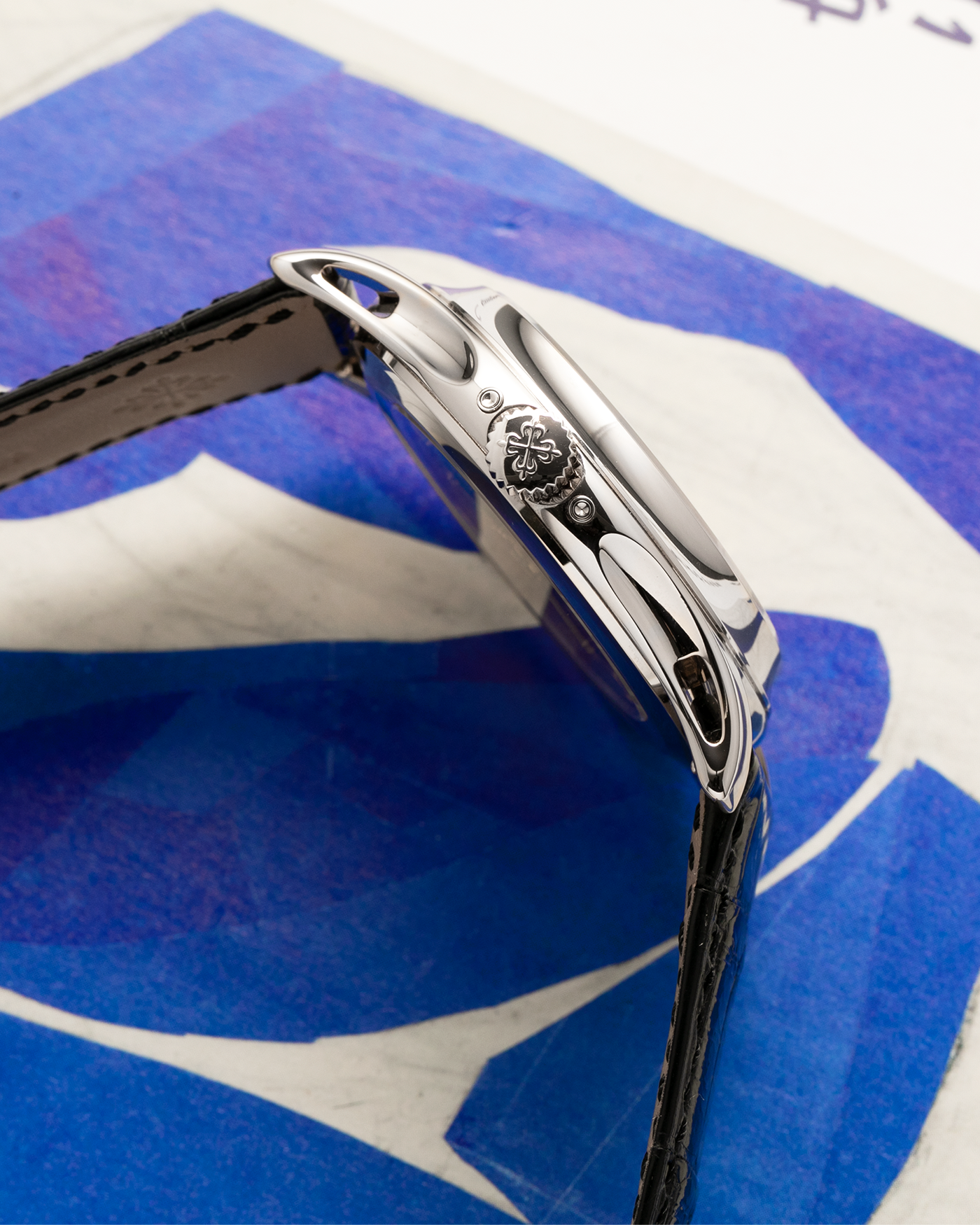 Brand: Patek Philippe
Year: 2019
Model: Annual Calendar
Reference Number: 5205G
Material: 18k White Gold
Movement: Caliber 324 S QA LU 24H
Case Dimensions: 40mm Diameter 11.36mm Thickness
Strap: Patek Philippe Black Alligator Strap and 18k White Gold Patek Philippe Tang Buckle