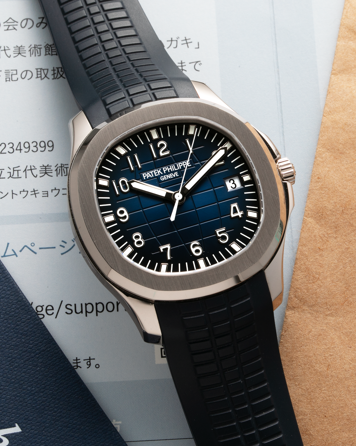 Patek aquanaut blue strap online
