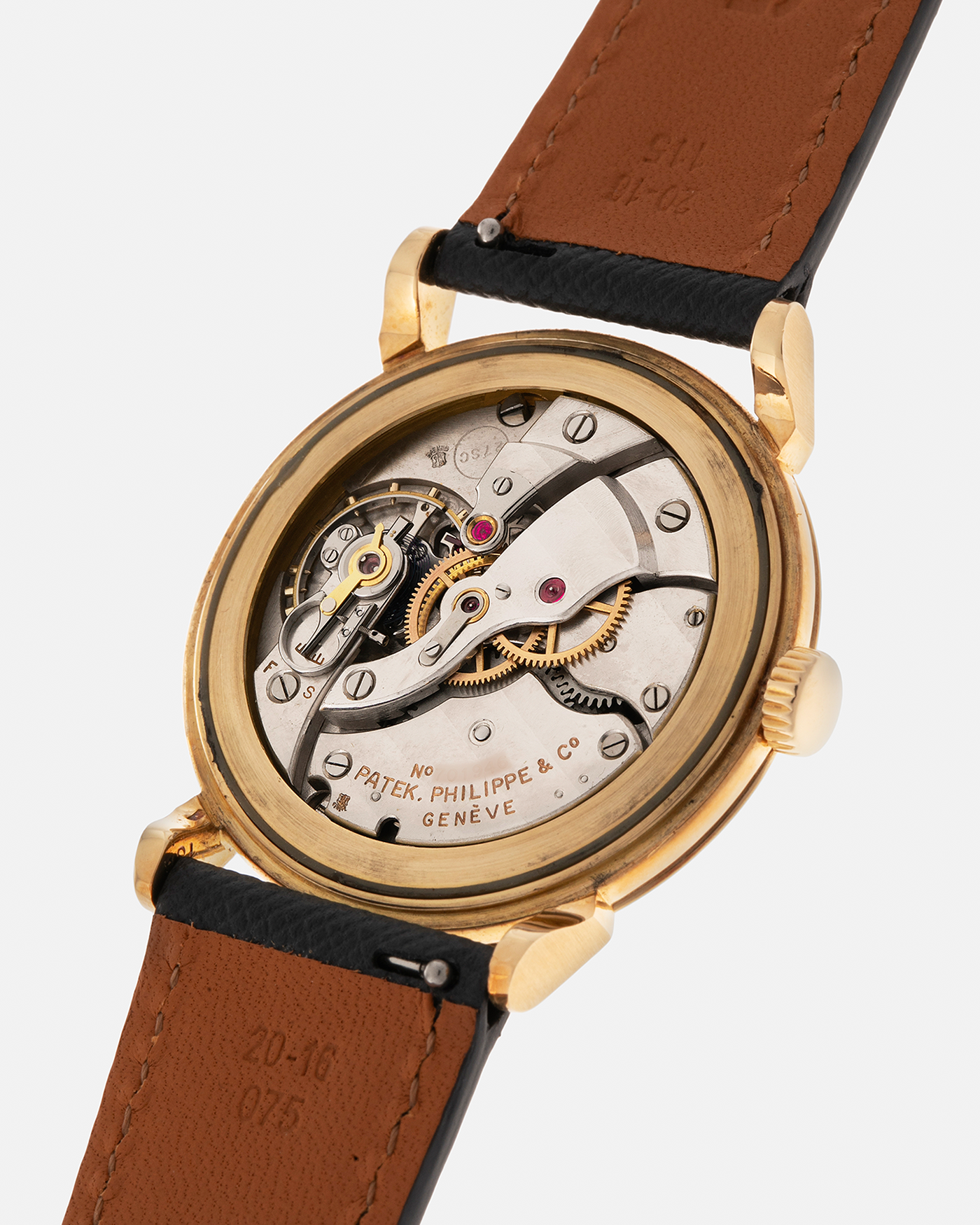 Brand: Patek Philippe
Year: 1952
Reference: 1578
Material: 18-carat Yellow Gold
Movement: Patek Philippe Cal. 27-SC, Manual-Winding
Case Dimensions: 35mm x 10mm (Lug-to-Lug 40.5mm)
Lug Width: 20mm
Strap: Molequin Dark Navy Textured Calf Leather Strap
