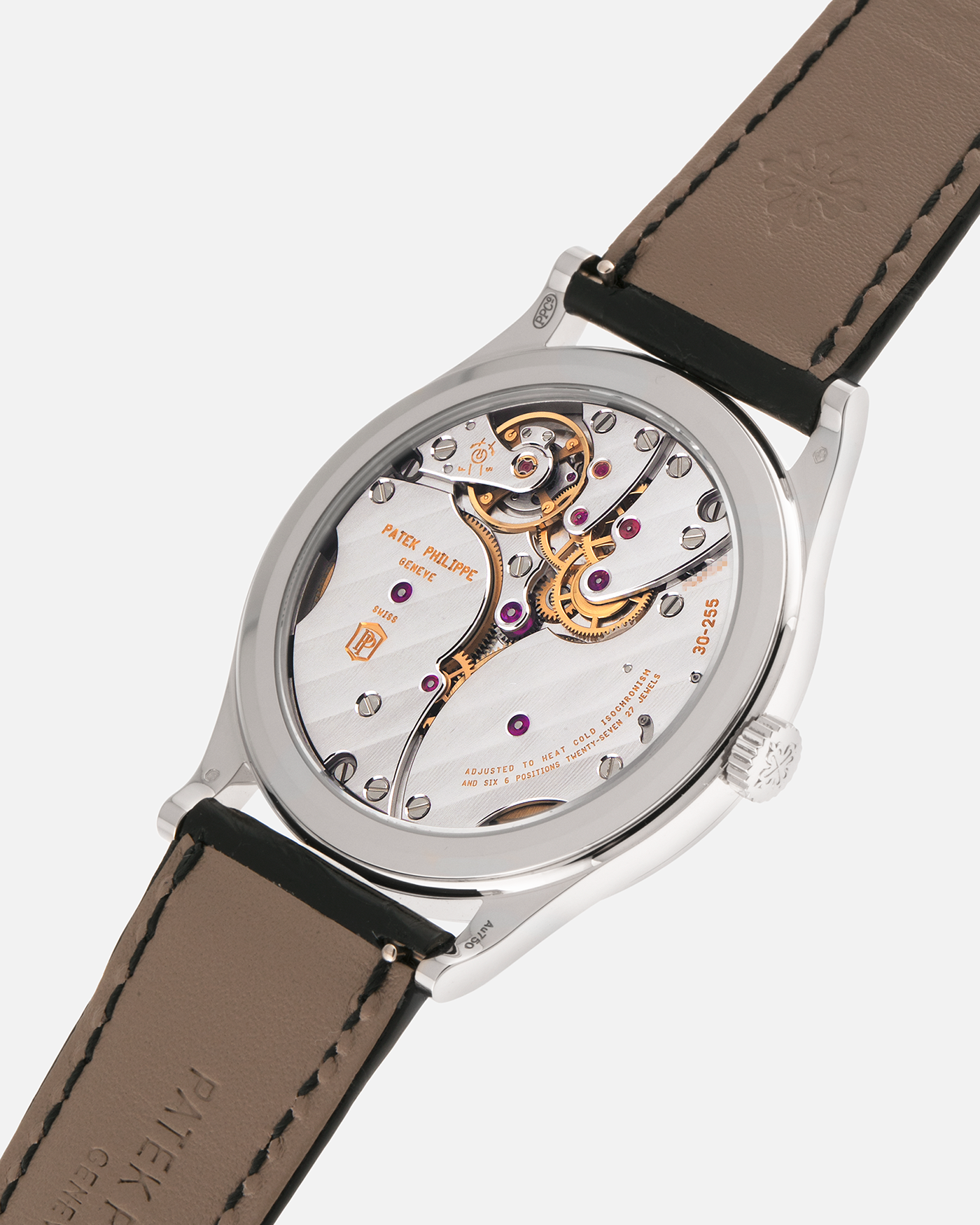 Brand: Patek Philippe
Year: 2023
Model: Calatrava
Reference: 6119G
Material: White Gold
Movement: Patek Philippe Cal. 30-255
Case Diameter: 39mm
Strap: Patek Philippe Black Alligator Strap with 18k White Gold Patek Philippe Tang Buckle