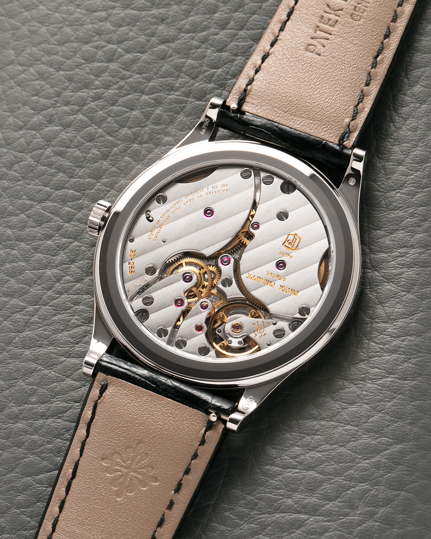 Brand: Patek Philippe
Year: 2023
Model: Calatrava
Reference: 6119G
Material: White Gold
Movement: Patek Philippe Cal. 30-255
Case Diameter: 39mm
Strap: Patek Philippe Black Alligator Strap with 18k White Gold Patek Philippe Tang Buckle