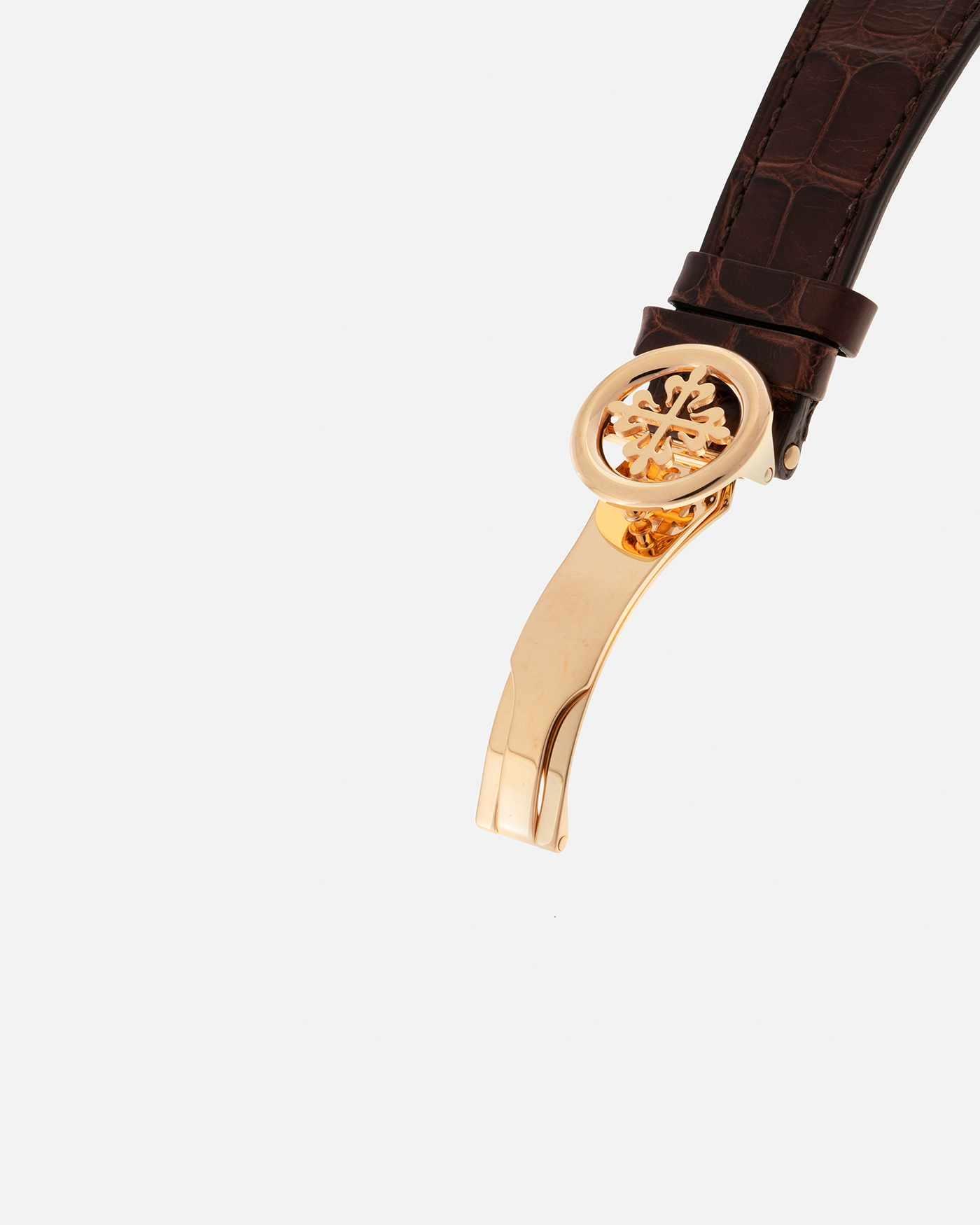 Brand: Patek Philippe 
Year: 2000s
Model: Chronograph
Reference: 5070R
Material: 18-carat Rose Gold
Movement: Patek Philippe Cal. 27-20 CHR (Based on Lemania Cal. 2310), Manual-Winding
Case Dimensions: 42mm x 11.6mm (Lug-to-Lug 48.4mm)
Strap: Patek Philippe Dark Brown Alligator Leather Strap with Signed 18-carat Yellow Gold Deployant Clasp