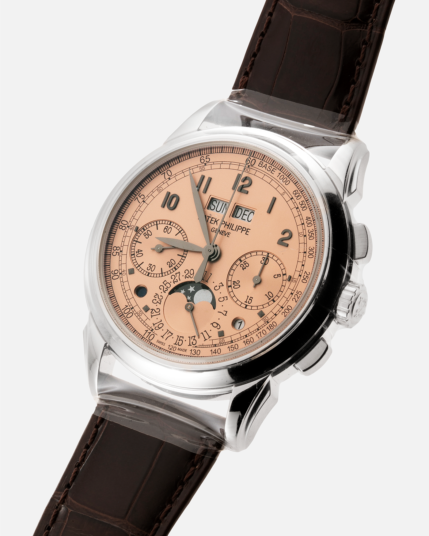 Patek Philippe 5270P Salmon Perpetual Calendar Chronograph Watch