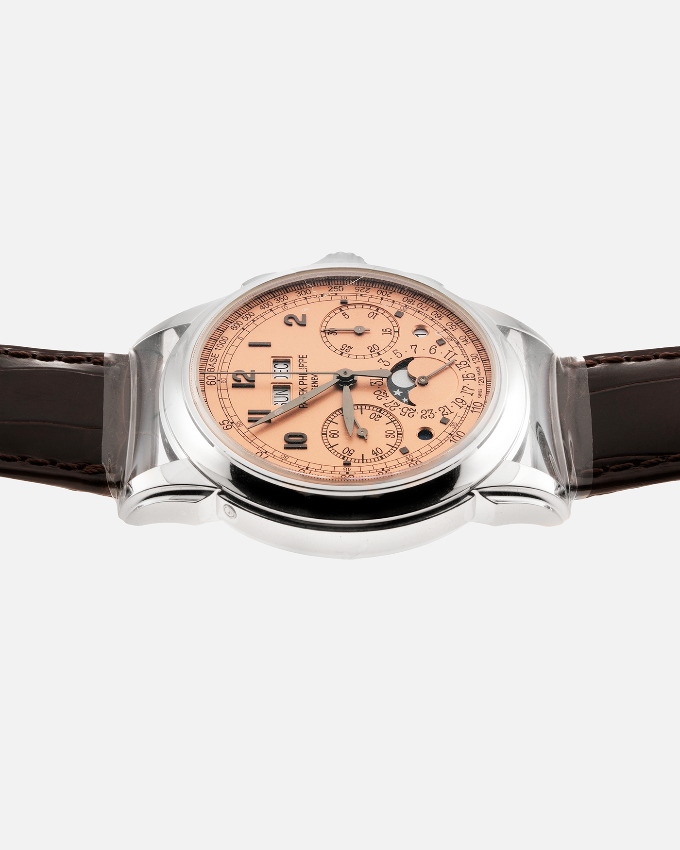 Patek Philippe 5270P Salmon Perpetual Calendar Chronograph Watch S.Song Timepieces S.Song Watches