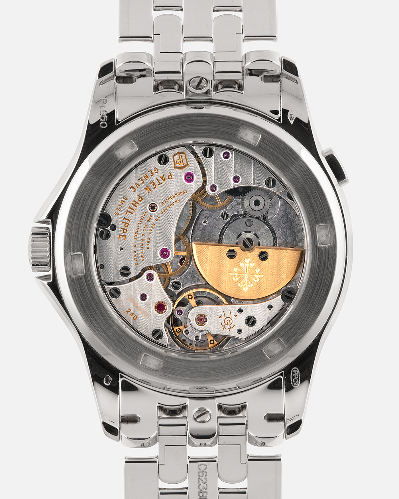 Brand: Patek Philippe
Year: 2021
Model: World Time ‘Cloisonné Enamel Dial’
Reference Number: 5131P
Material: Platinum 950
Movement: Patek Philippe Cal. 240 HU Micro Rotor, Self-Winding
Case Dimensions: 39.5mm x 10.6mm (48.5mm Lug-to-Lug)
Lug Width: 22mm
Bracelet: Patek Philippe Bracelet in Platinum 950 with Signed Integrated Double Deployant Folding Clasp