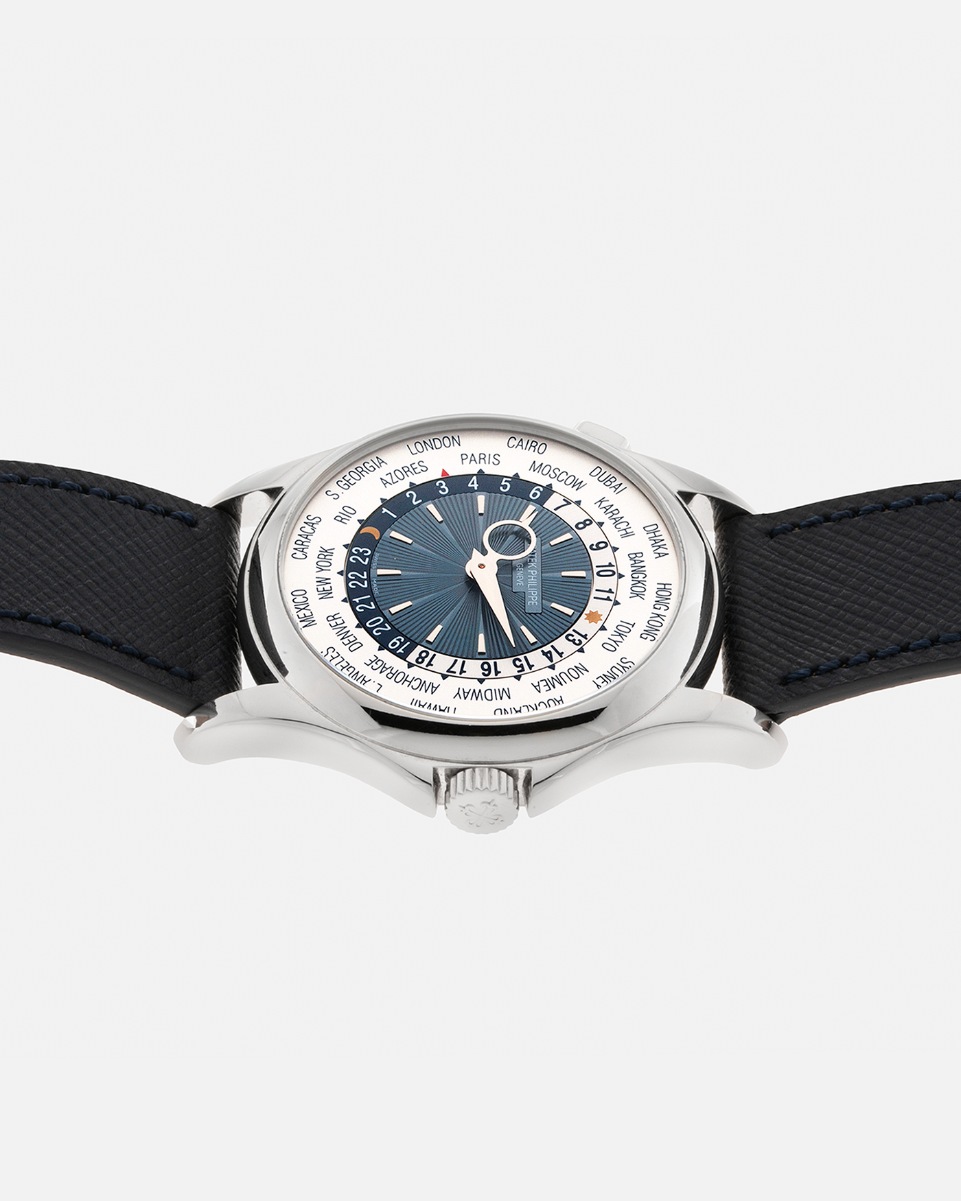 Patek Philippe World Time 5130P White Gold Watch S.Song Timepieces S.Song Watches