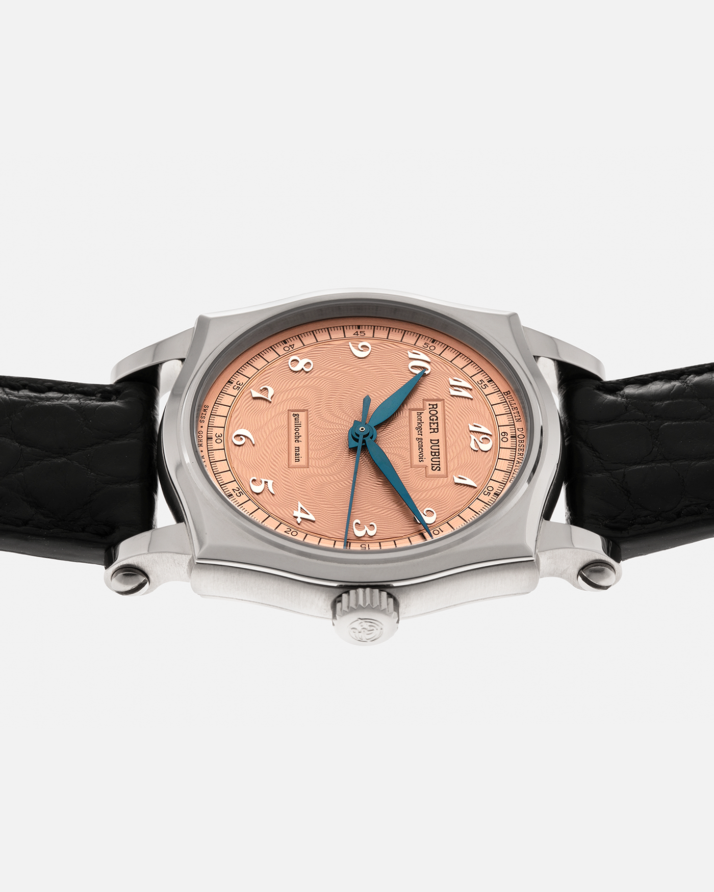 Roger Dubuis Sympathie 37 Salmon Guilloche Watch | S.Song Roger Dubuis Sympathie 37 Salmon Guilloche Watch | S.Song