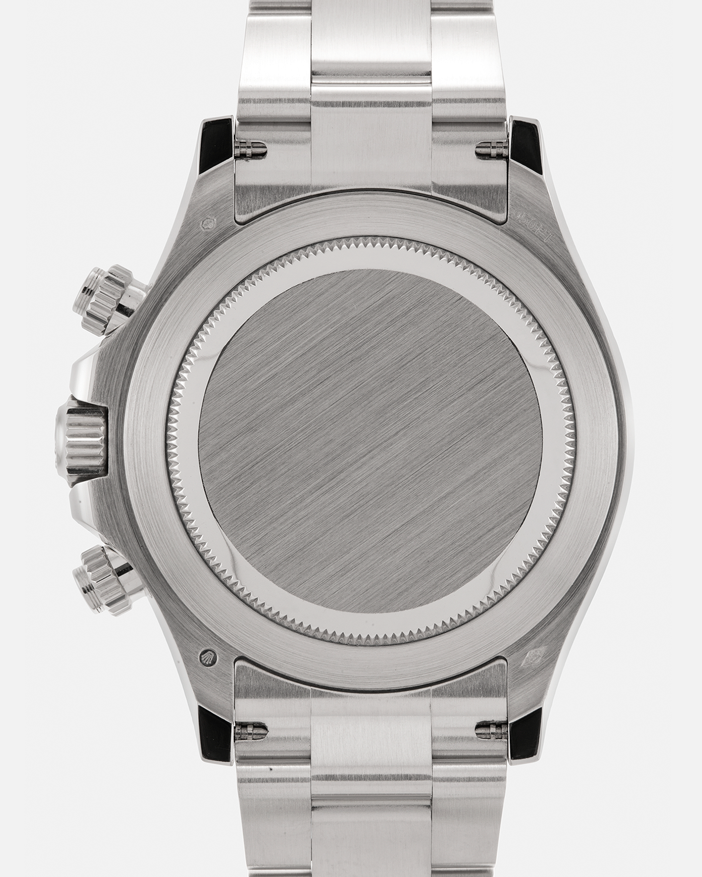 Brand: Rolex
Year: 2020
Model: Cosmograph Daytona
Reference: 116506
Material: Platinum 950
Movement: Rolex Cal. 4130, Self-Winding
Case Dimensions: 40mm x 12.5mm (Lug-to-Lug 47.5mm)
Lug Width: 20mm
Bracelet: Rolex Oyster Platinum Bracelet