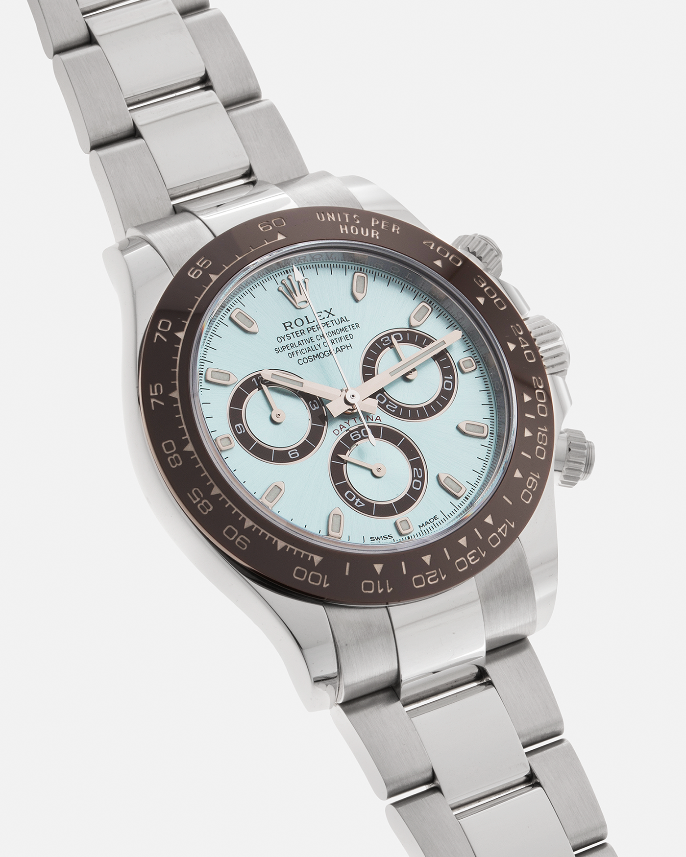 Oyster perpetual cosmograph daytona 116506 platinum 40mm on sale