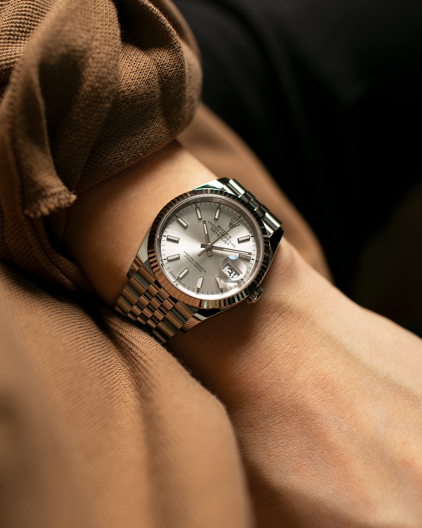 Rolex datejust stainless steel jubilee bracelet on sale