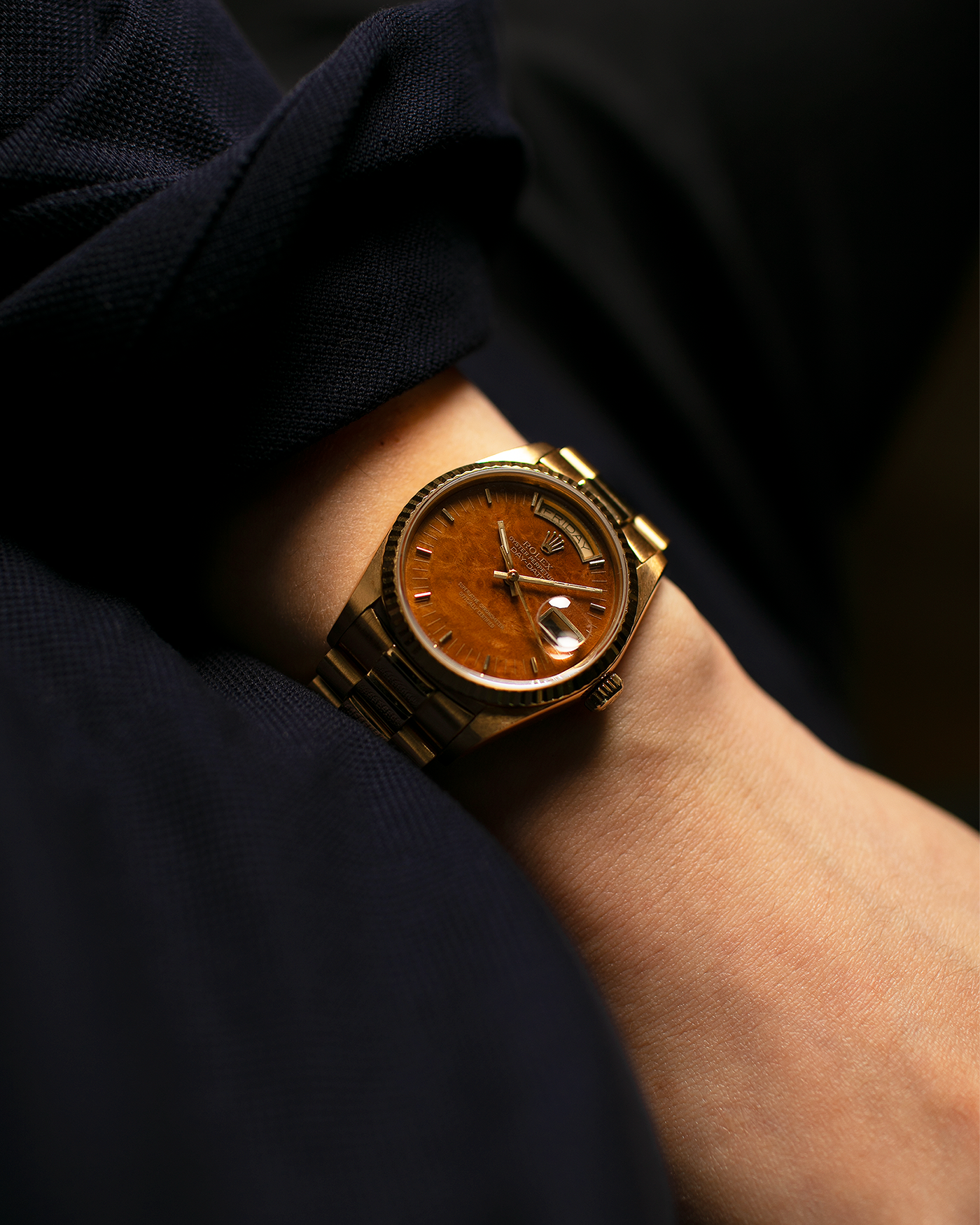 Rolex day date 18 carat gold on sale