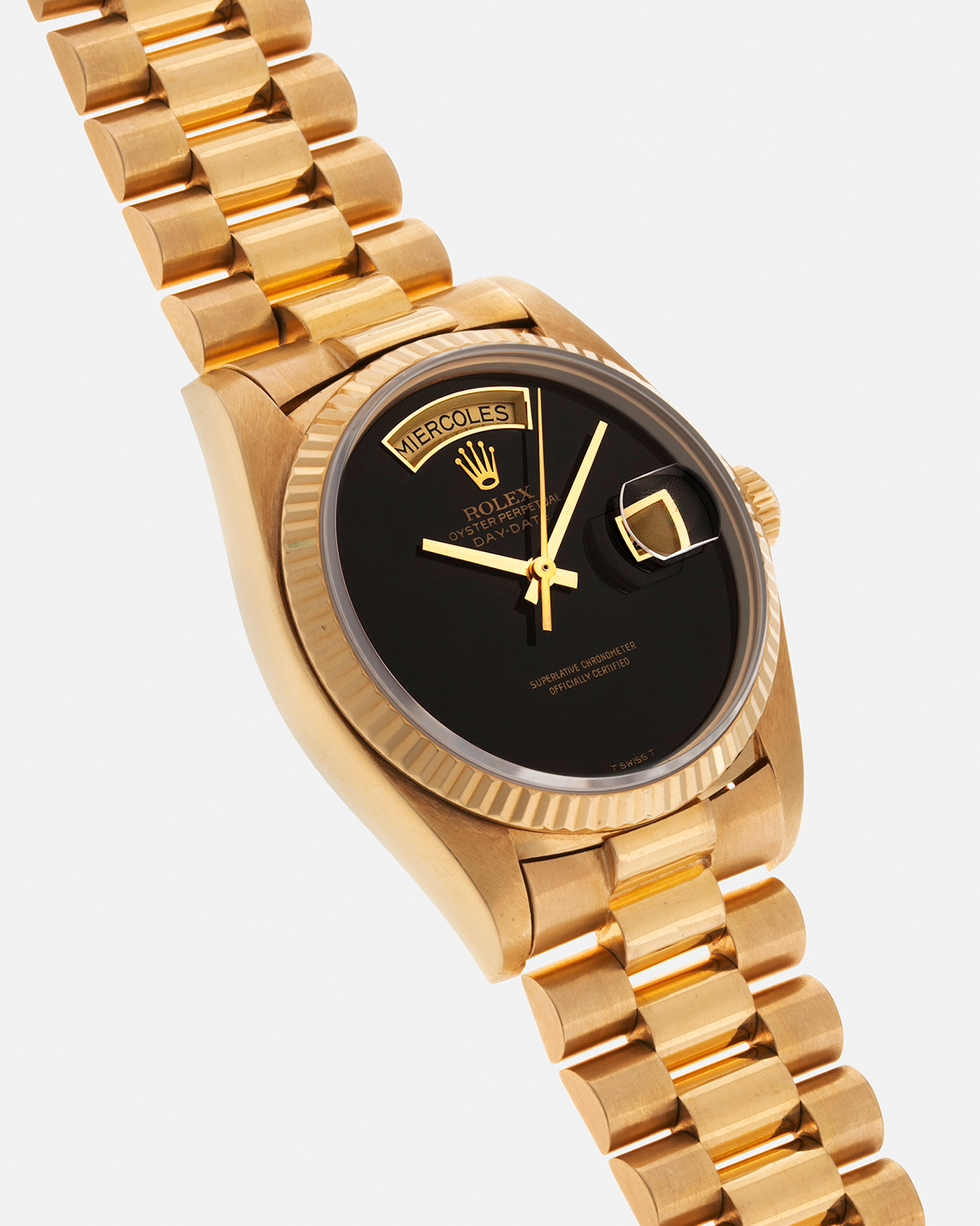 Rolex Day Date 18038 Onyx Dial President Watch S.Song Vintage Watches For Sale S.Song Watches