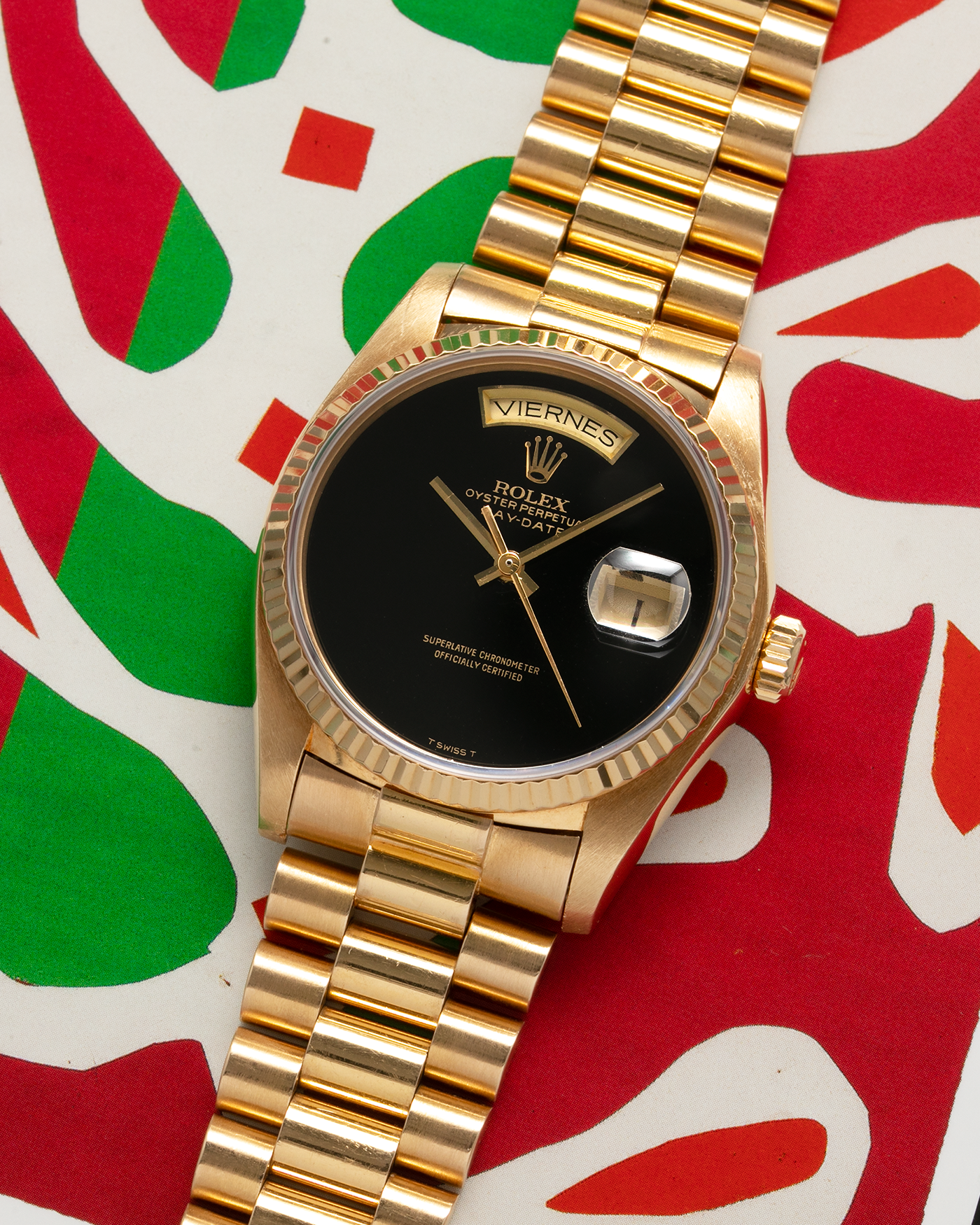 Rolex day date president 2025 black dial