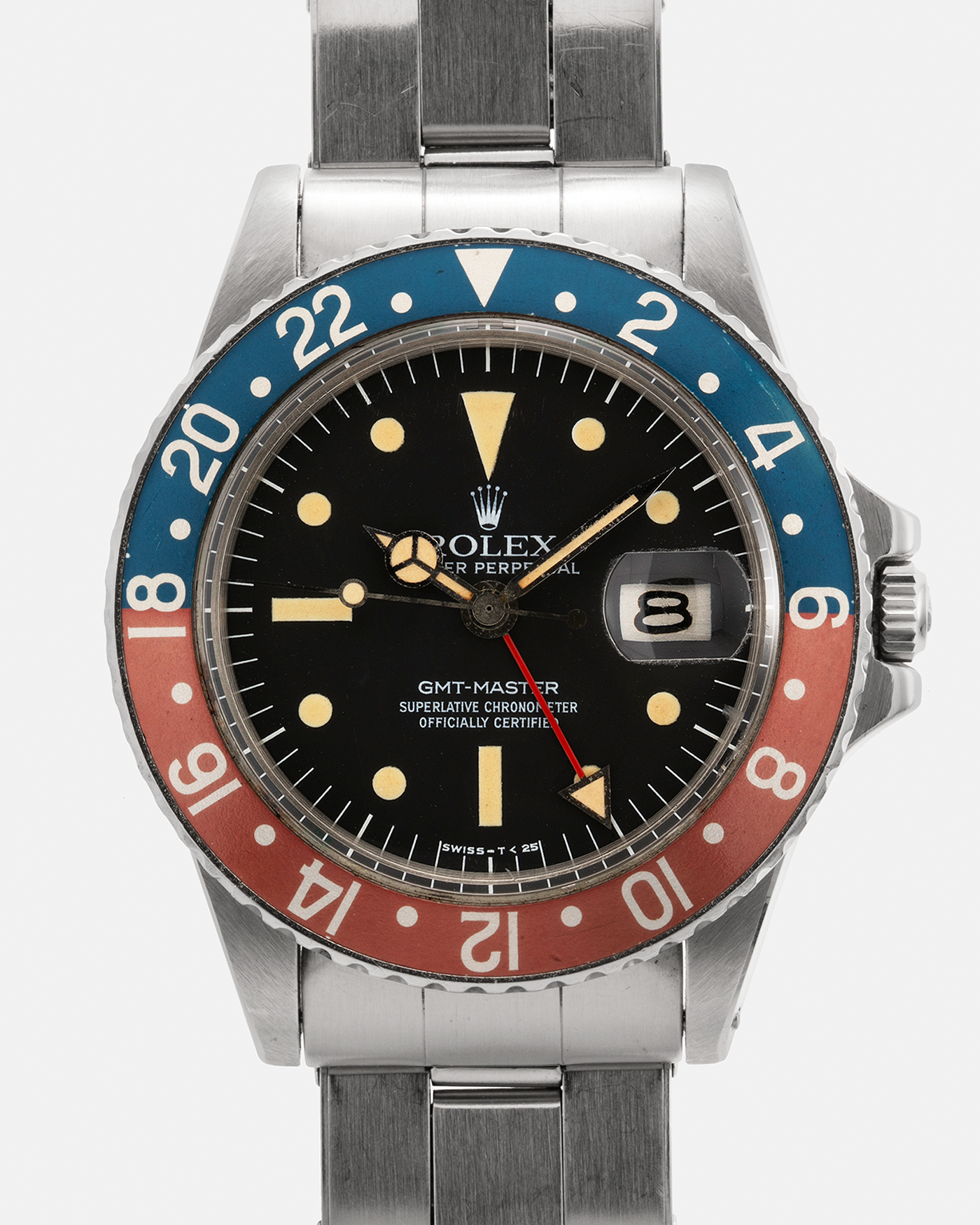 Rolex GMT Master Ref. 1675 Radial Dial Vintage Sport Watch S.Song Vintage Watches For Sale S.Song Watches