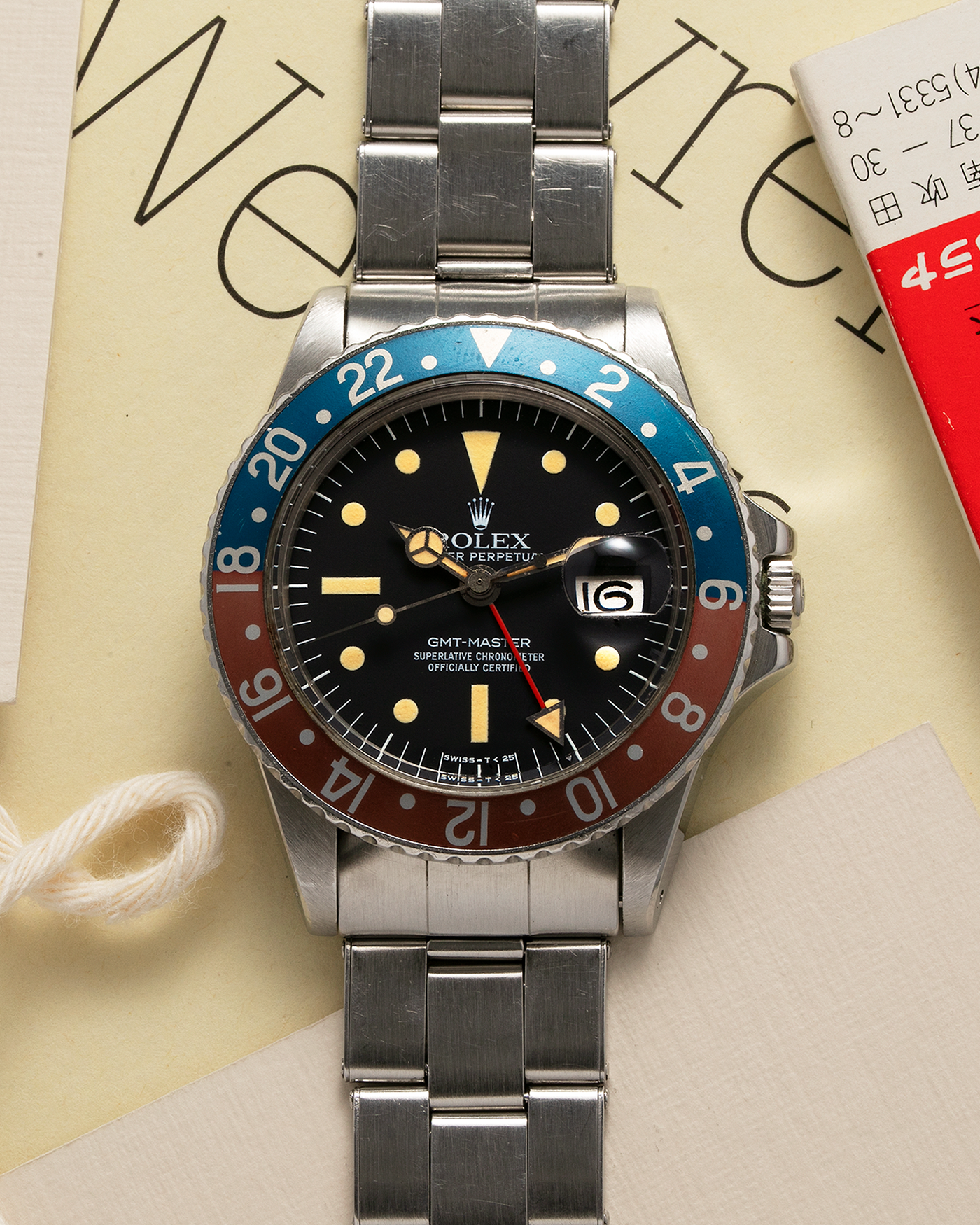 Rolex gmt dial on sale