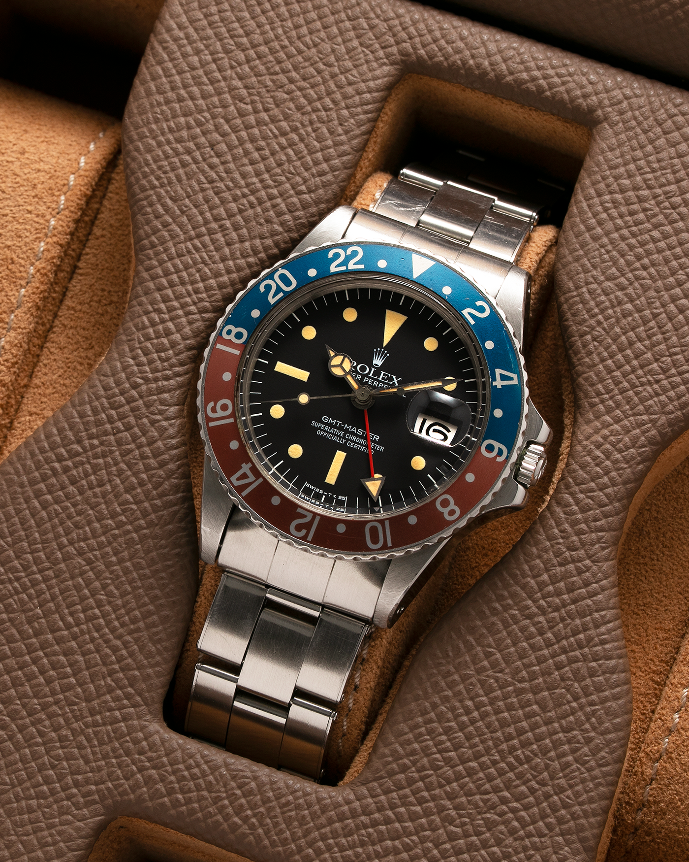 Rolex GMT Master Ref. 1675 Radial Dial Vintage Sport Watch S