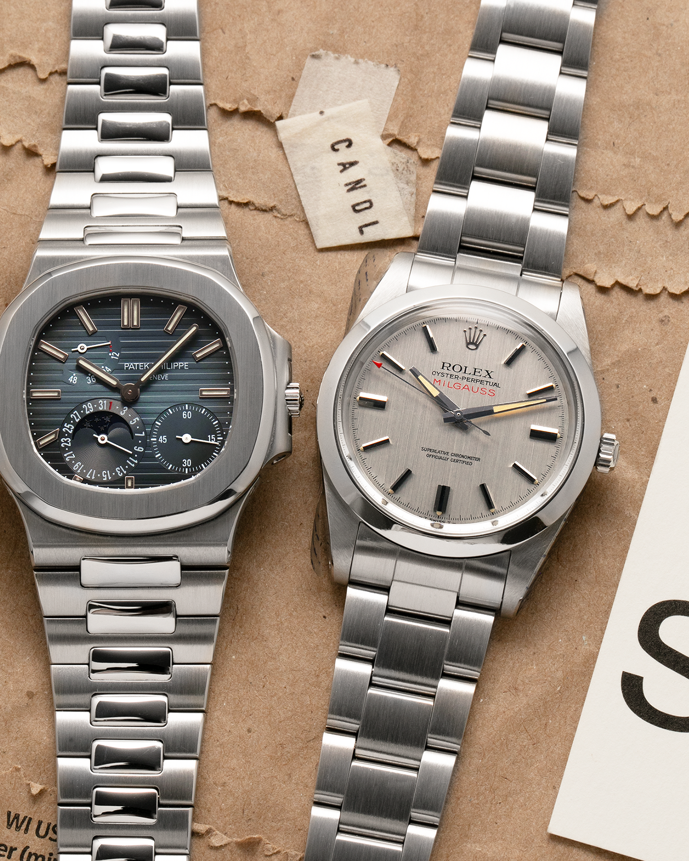 Brand: Rolex
Year Produced: 1979/1980
Year Sold: 1988
Model: Milgauss
Reference Number: 1019
Serial Number: 6.1mil
Material: Stainless Steel
Movement: Rolex Cal. 1580, Self-Winding
Case Dimensions: 38mm
Lug Width: 20mm
Bracelet: Rolex 78360 Oyster Bracelet with Signed Stainless Steel Clasp and 580 End Links