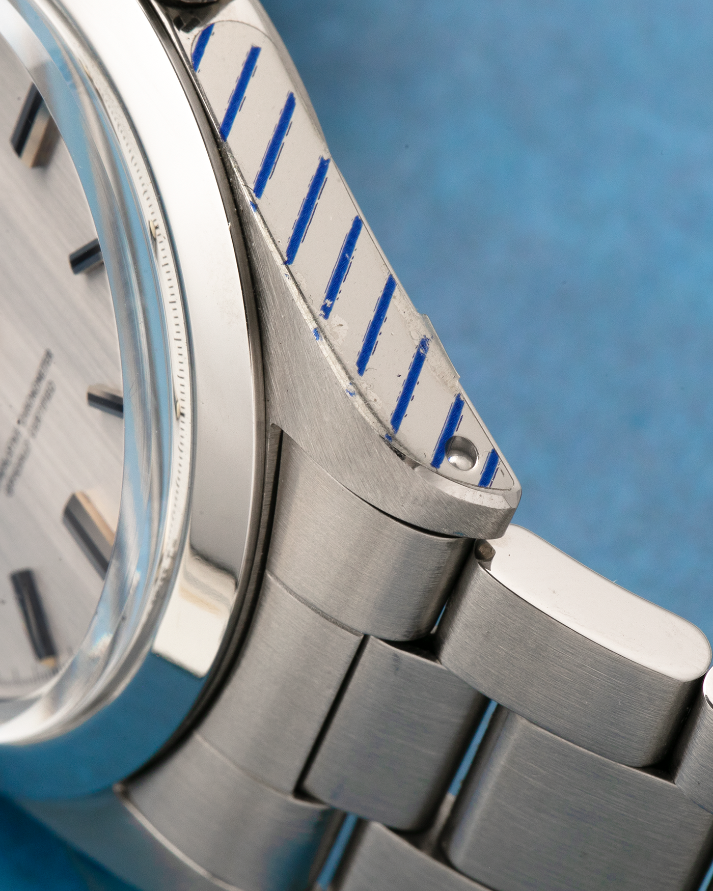 Brand: Rolex
Year Produced: 1979/1980
Year Sold: 1988
Model: Milgauss
Reference Number: 1019
Serial Number: 6.1mil
Material: Stainless Steel
Movement: Rolex Cal. 1580, Self-Winding
Case Dimensions: 38mm
Lug Width: 20mm
Bracelet: Rolex 78360 Oyster Bracelet with Signed Stainless Steel Clasp and 580 End Links