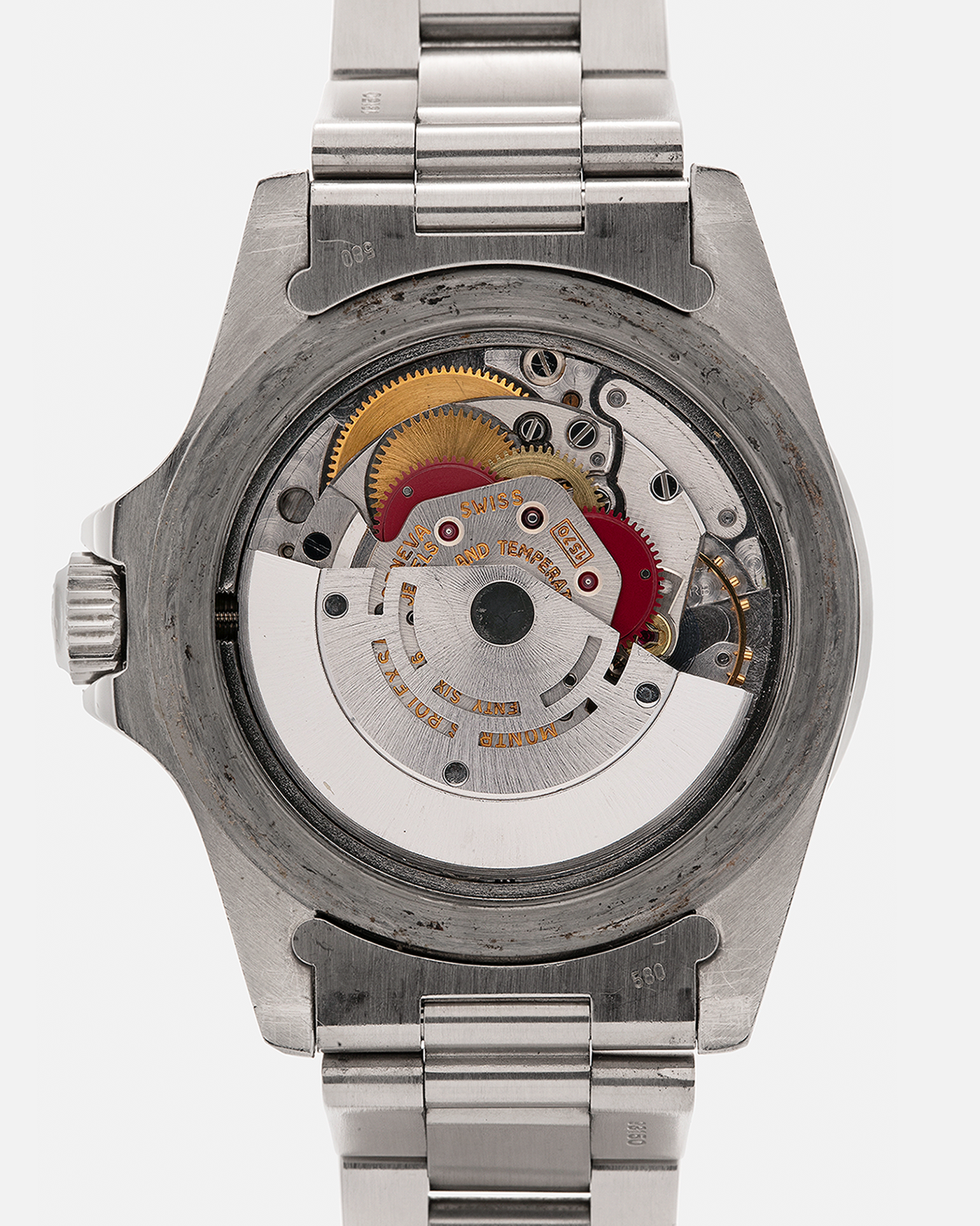 Brand: Rolex
Year: 1972
Model: Submariner
Reference Number: 1680 ‘Red’
Serial Number: 308XXXX
Material: Stainless Steel
Movement: Rolex Cal. 1575, Self-Winding
Case Dimensions: 40mm x 16mm including Domed Crystal (Lug-to-Lug 47.5mm)
Lug Width: 20mm
Bracelet: Rolex 93150 Oyster Bracelet with Signed Stainless Steel Clasp