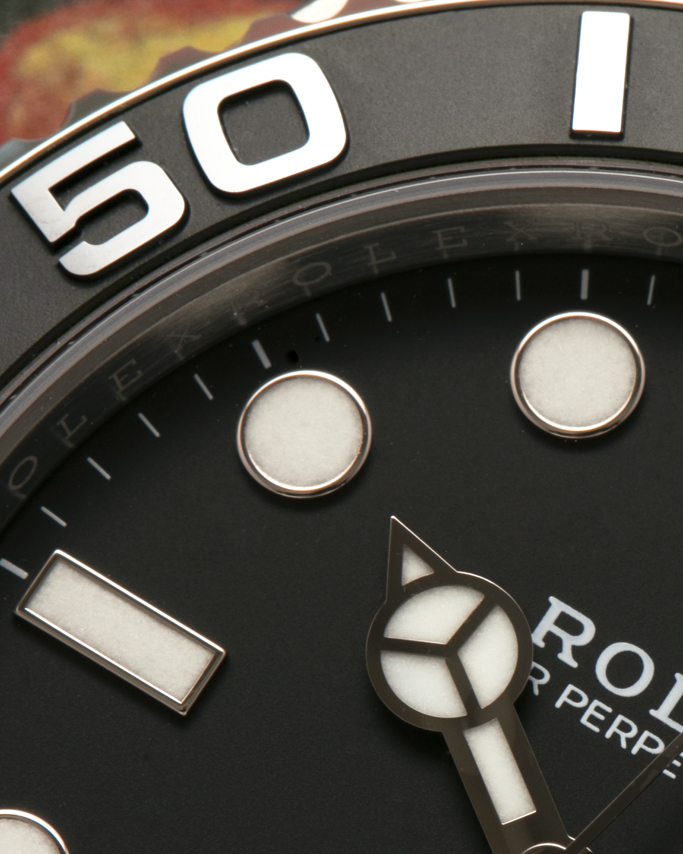 Brand: Rolex
Year: 2025
Model: Yacht-Master 42
Reference Number: 226627
Material: RLX Titanium (Grade 5 Alloy)
Movement: Rolex Cal. 3235, Self-Winding
Case Dimensions: 42mm x 11.6mm (Lug-to-Lug 50.3mm)
Lug Width: 21mm
Bracelet: Rolex RLX Titanium Oyster Bracelet with Signed Oysterlock Clasp and Easylink Extension