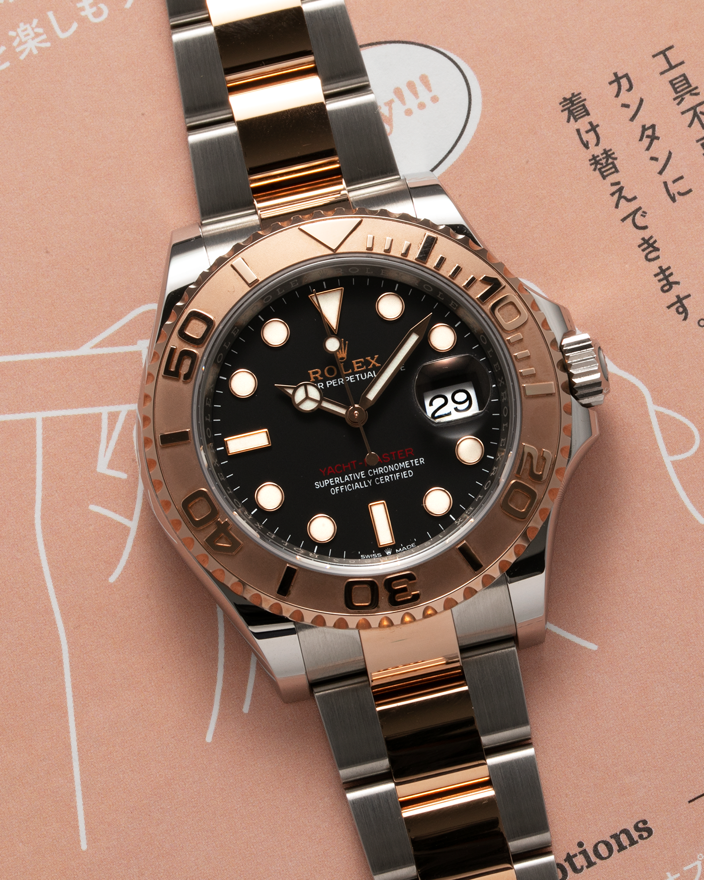 Rolex yacht master 2 2025 everose gold