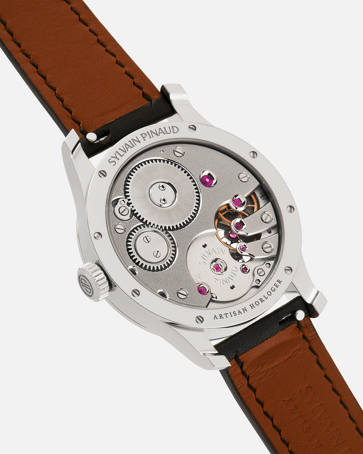 Brand: Sylvain Pinaud
Year: 2025
Model: Origine
Material: Stainless Steel
Movement: Sylvain Pinaud In-House, Manually Wound Mechanical Movement
Case Dimensions: 40mm Diameter 11mm Thickness
Strap: Sylvain Pinaud Black Leather Strap with Stainless Steel Sylvain Pinaud Tang Buckle