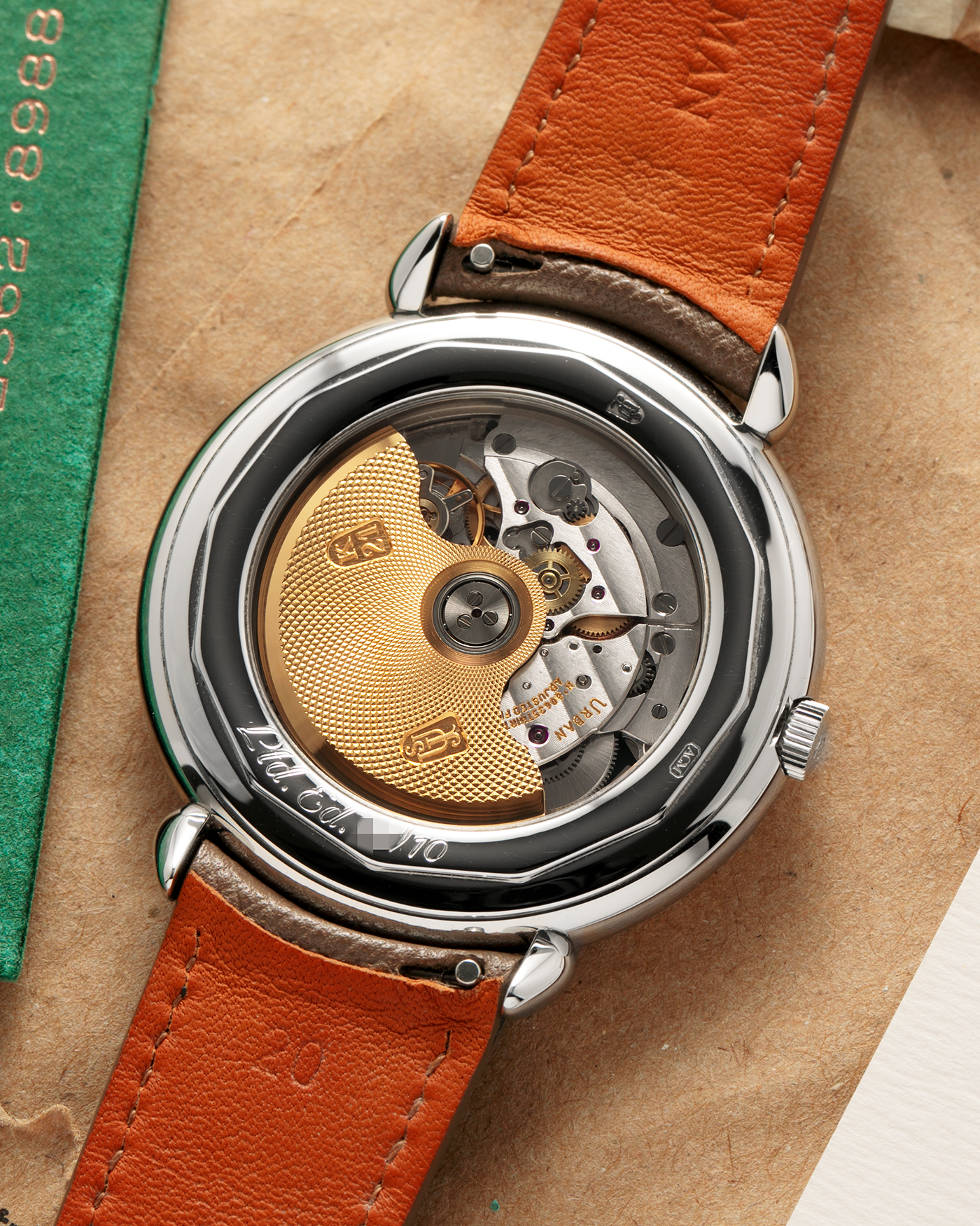 Brand: Urban Jurgensen
Year: 2020
Model: Big 8 London Edition
Material: Stainless Steel
Movement: Frederic Piguet cal. 1160
Case Diameter: 40mm Diameter 10.5mm Thickness
Strap: A Collected Man Taupe Grained Calf Strap, A Collected Man Tan Suede Strap and Urban Jurgensen Stainless Steel Tang Buckle