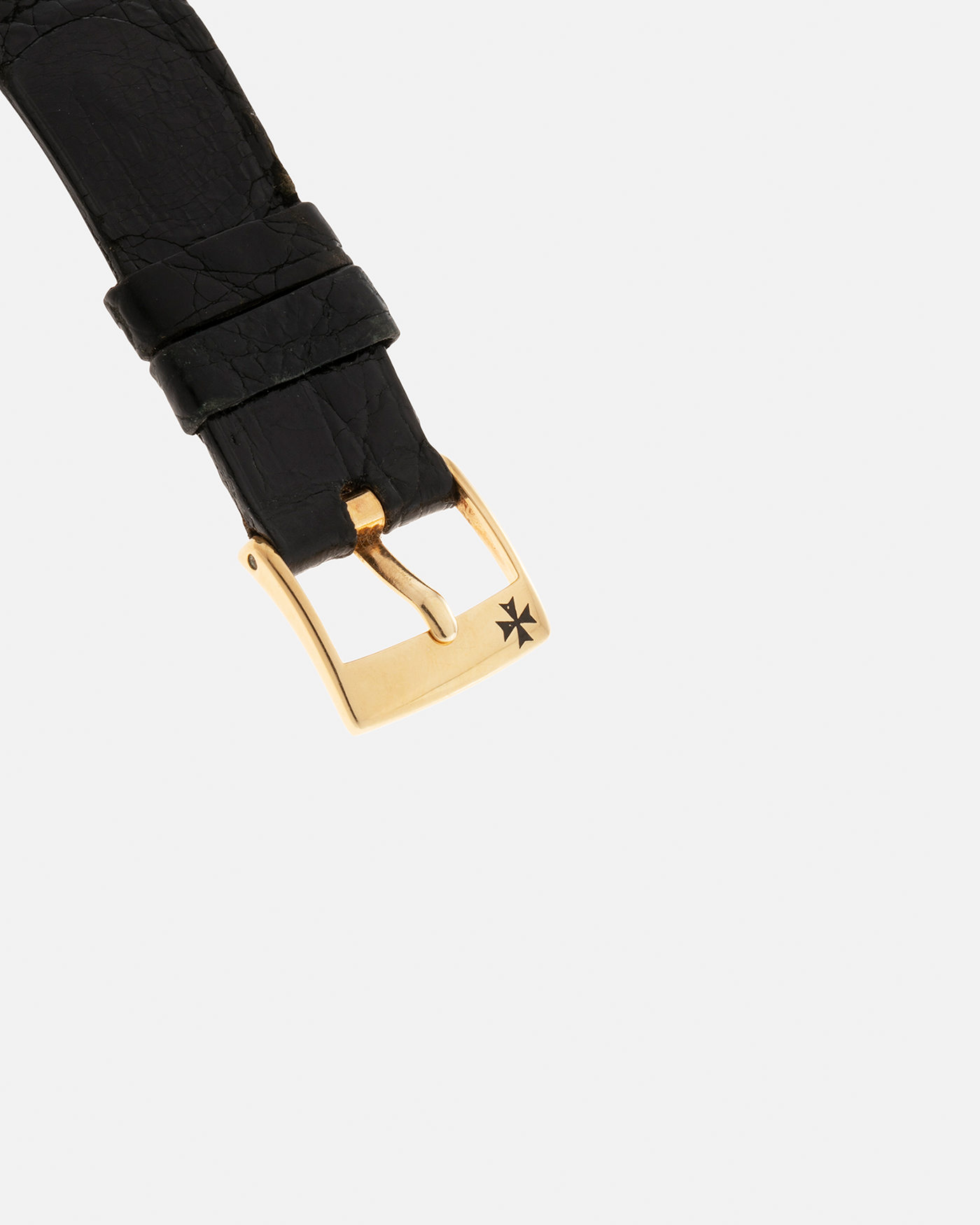 Brand: Vacheron Constantin Year: 1990’s Model: Day-Date Moonphase Reference Number: 46009 Material: 18-carat Yellow Gold Movement: Vacheron Constantin Cal. 1126 QS, Self-Winding Case Diameter: 34mm Bracelet: Vacheron Constantin Black Lizard Leather Strap with Signed 18-carat Yellow Gold Tang Buckle