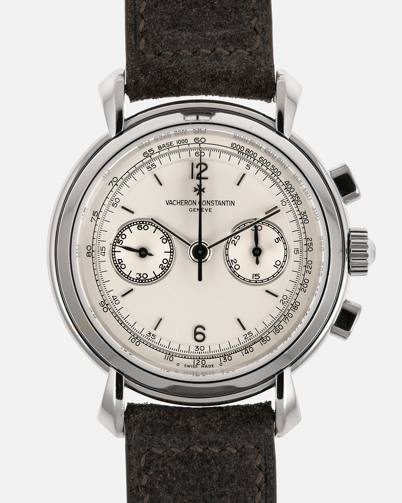 Vacheron Constantin Les Historiques Chronograph 47111 Platinum Cream Dial