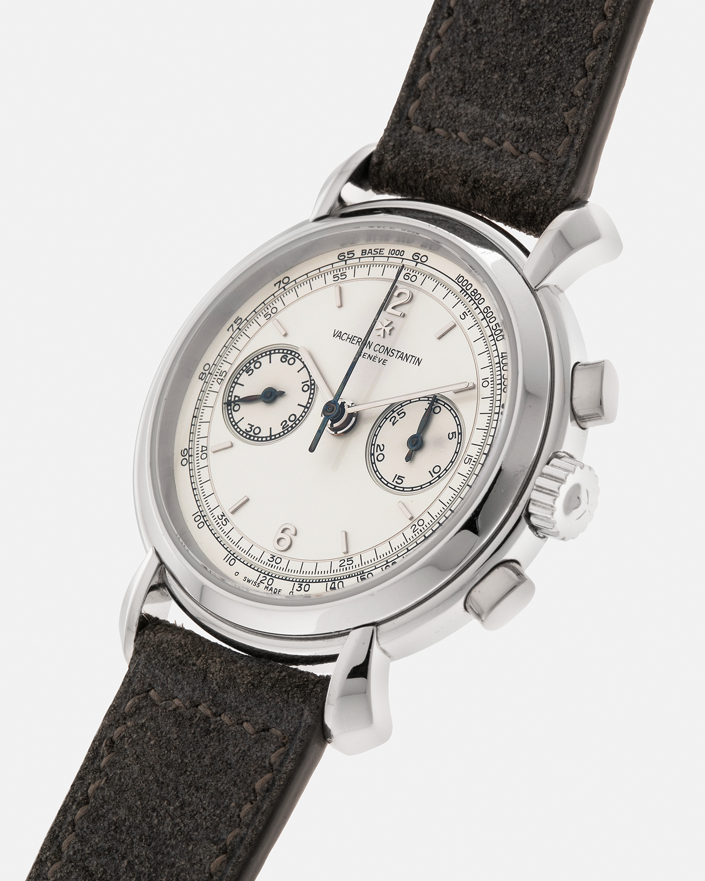 Vacheron Constantin Les Historiques Chronograph 47111 Platinum Cream Dial