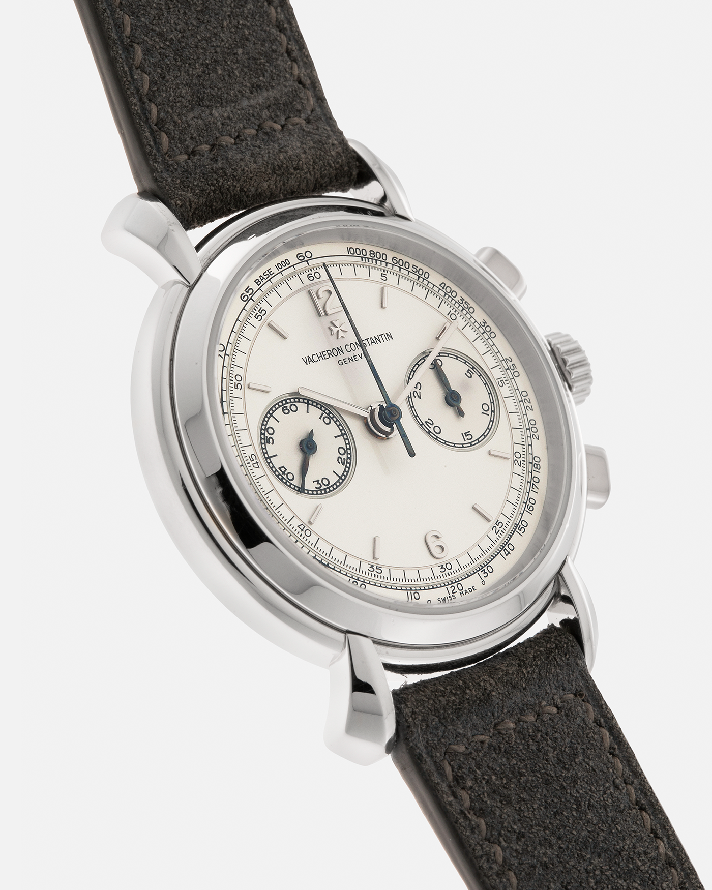 Vacheron Constantin Les Historiques Chronograph 47111 Platinum Cream Dial