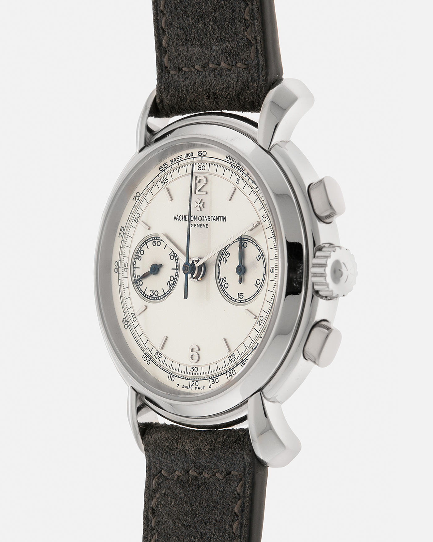Vacheron Constantin Les Historiques Chronograph 47111 Platinum Cream Dial