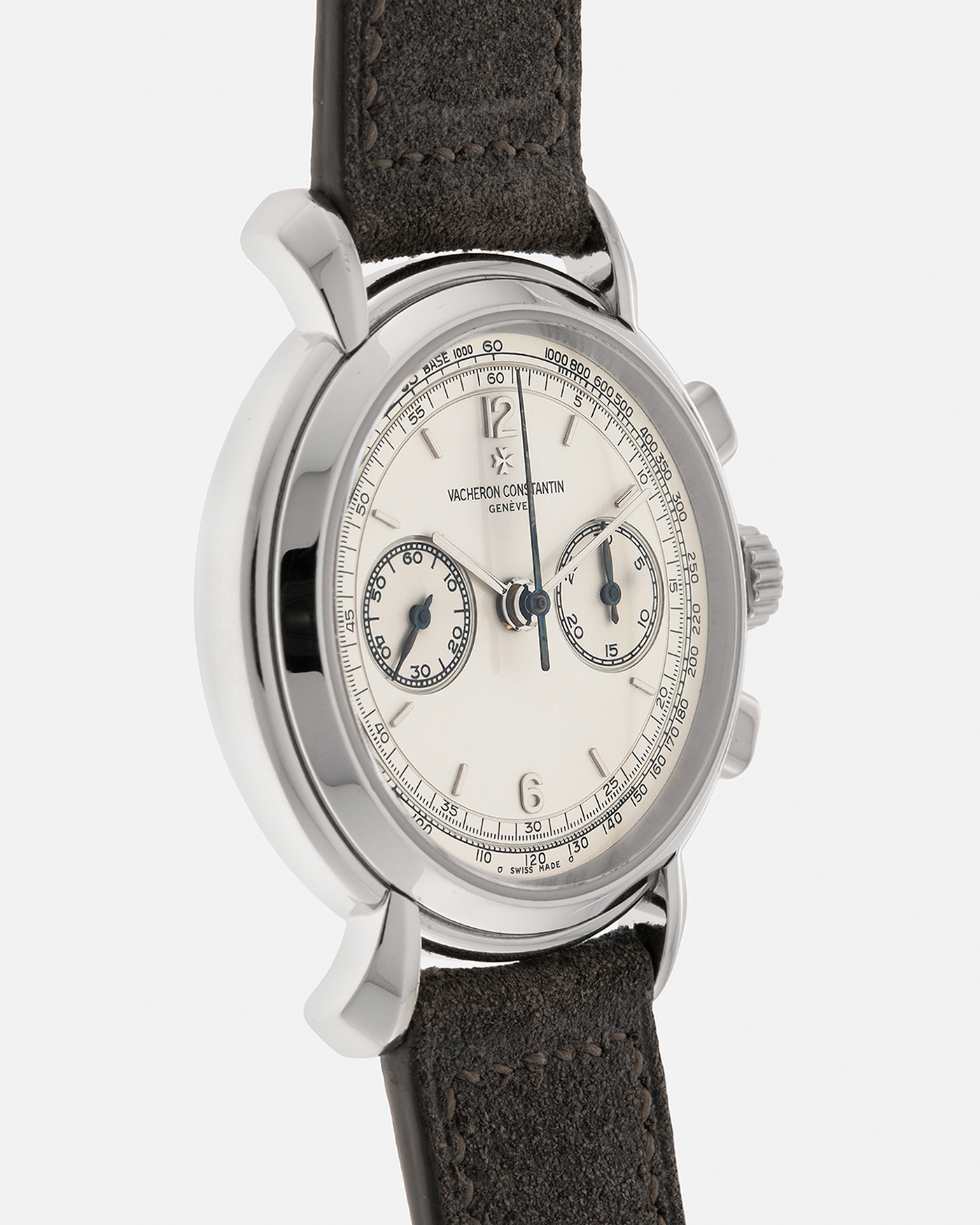 Vacheron Constantin Les Historiques Chronograph 47111 Platinum Cream Dial