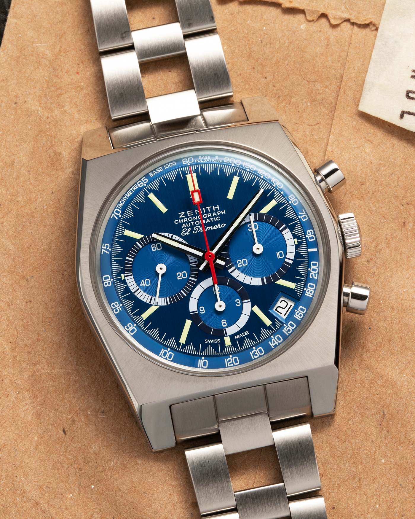 Zenith El Primero x Revolution & The Rake Revival Ref. A3818 Cover Zenith El Primero x Revolution & The Rake Revival Ref. A3818 Cover