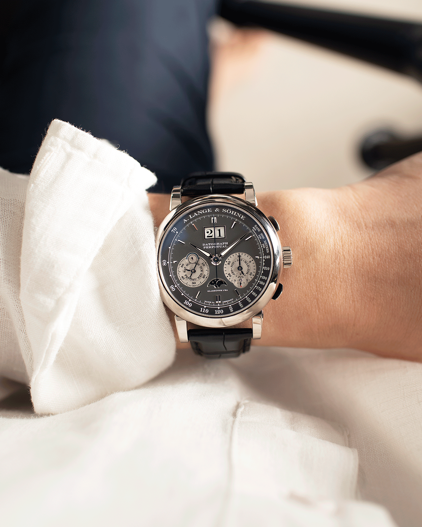 A. Lange & Sohne Datograph Perpetual 410.083 Watch | S.Song Vintage Timepieces 