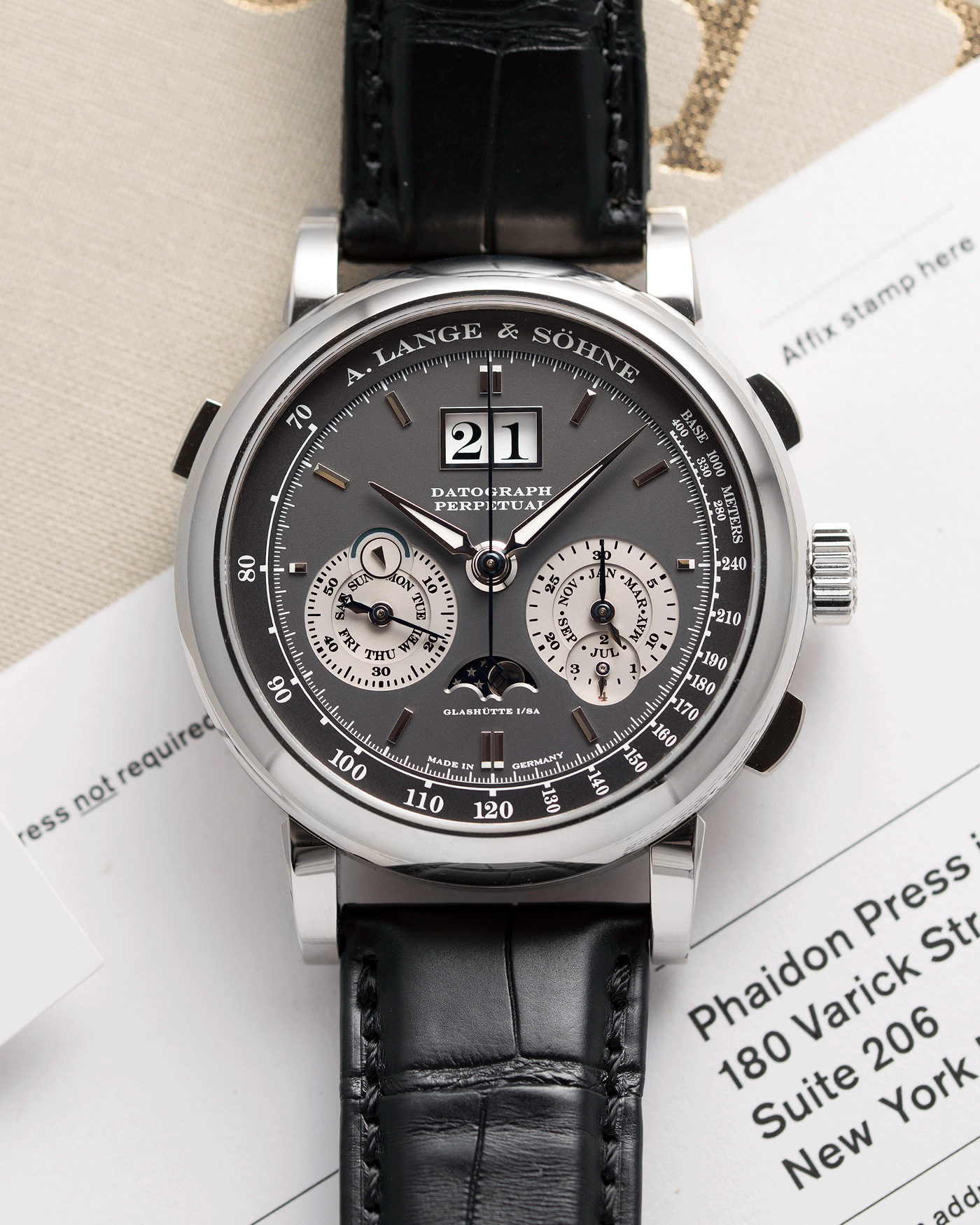 A. Lange & Sohne Datograph Perpetual 410.083 Watch | S.Song Vintage Timepieces 