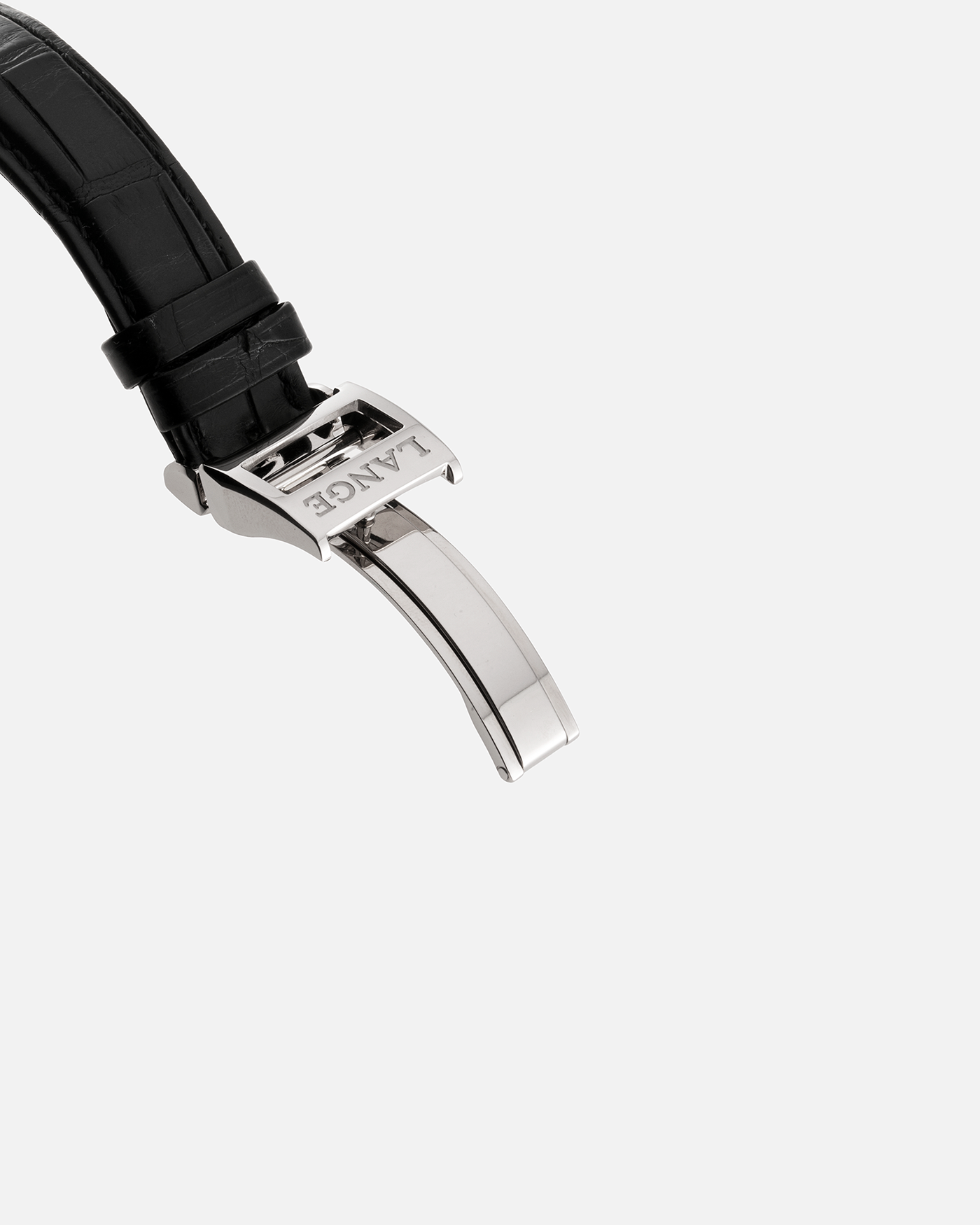 Brand: A. Lange & Sohne Year: 2014 Model: Grand Lange 1 Lumen Reference Number: 117.035 Material: Platinum Movement: Manual Winding L905.2 Case Diameter: 41mm Bracelet/Strap: A. Lange & Sohne Black Alligator Strap and Platinum Deployant Clasp