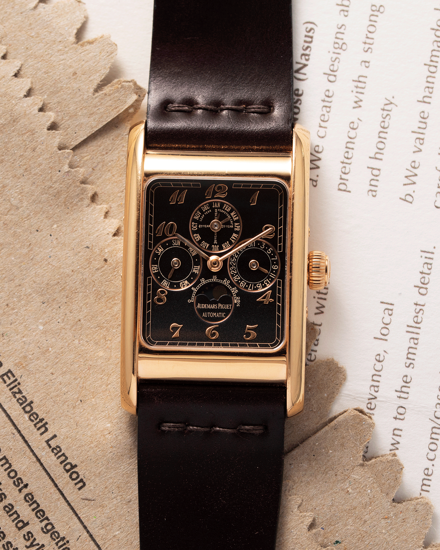 Audemars Piguet Royal Edward Piguet 25853OR Perpetual Calendar Watch S.Song Vintage Timepieces S.Song Watches