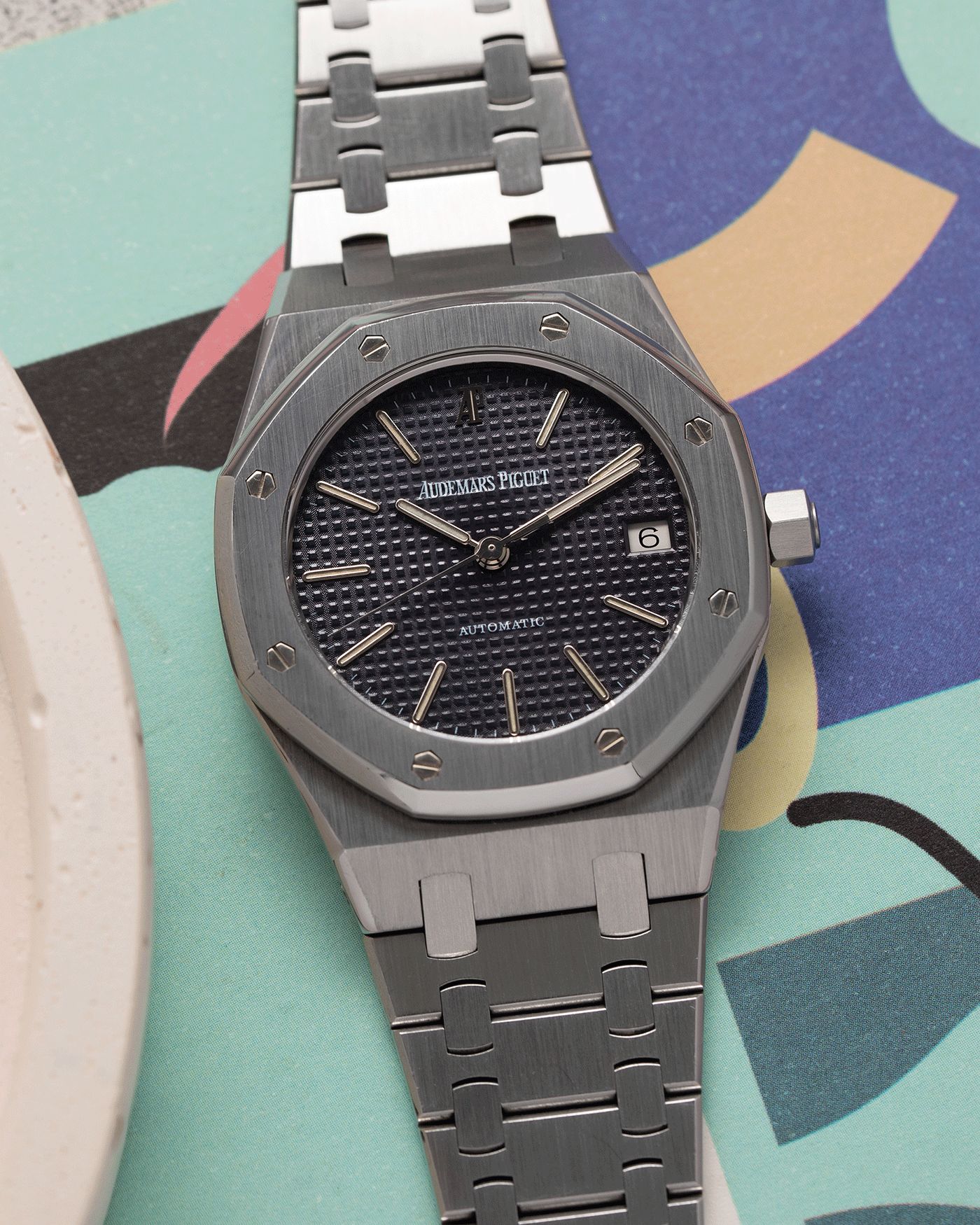 Brand: Audemars Piguet Year: 1999 Model: Royal Oak Reference Number: 14790 Material: Stainless Steel Movement: Cal. 2225 Case Diameter: 36mm Bracelet: Audemars Piguet Integrated Stainless Steel Bracelet