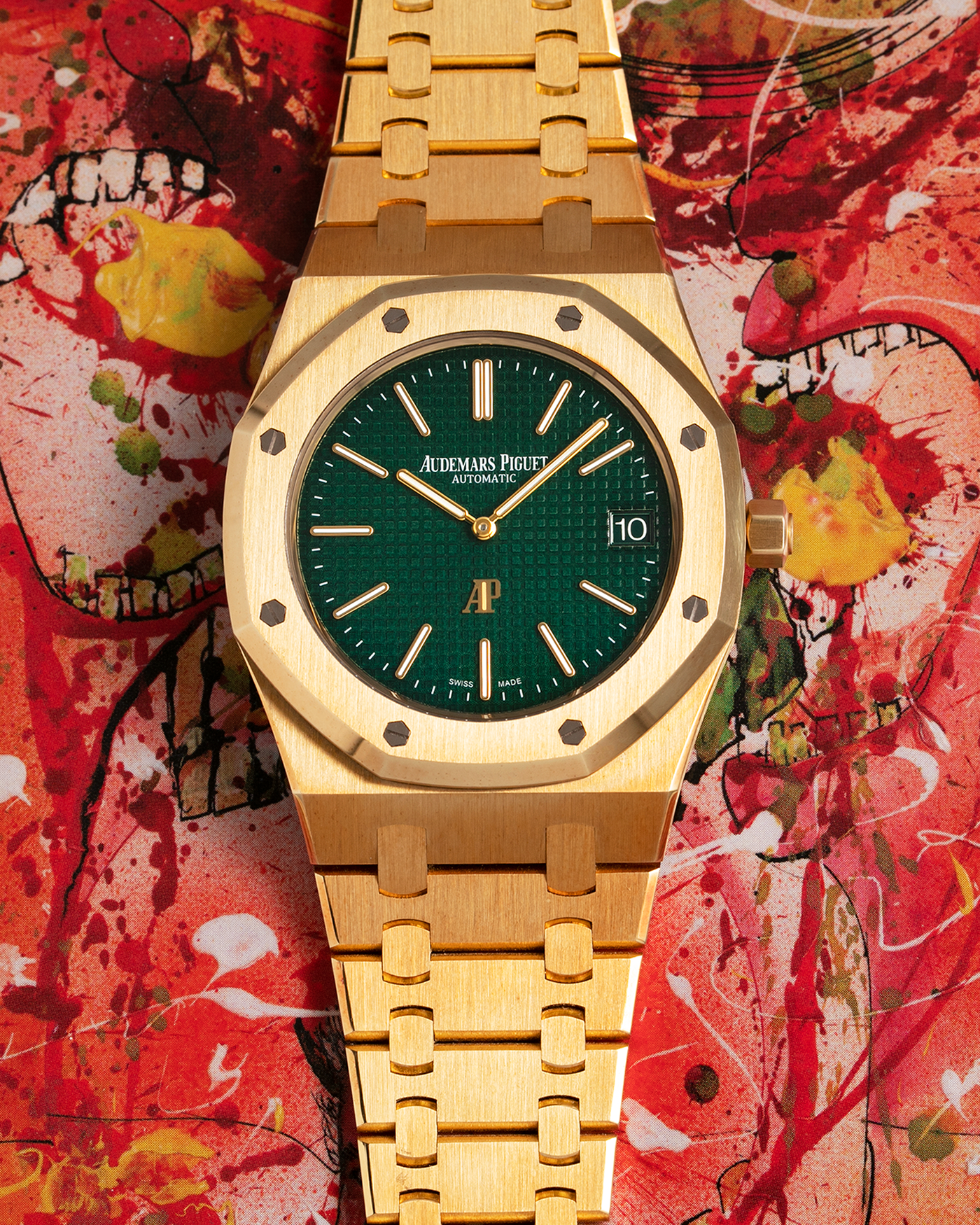 Audemars Piguet Royal Oak 15202 15205 Hour Glass Jumbo Watch S