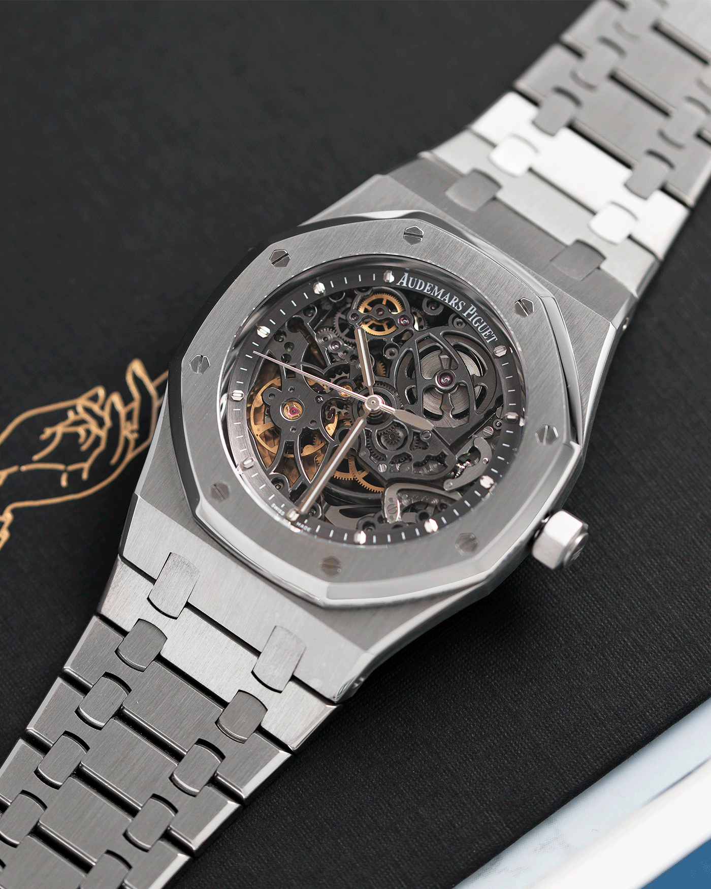 Royal oak skeleton shop watch