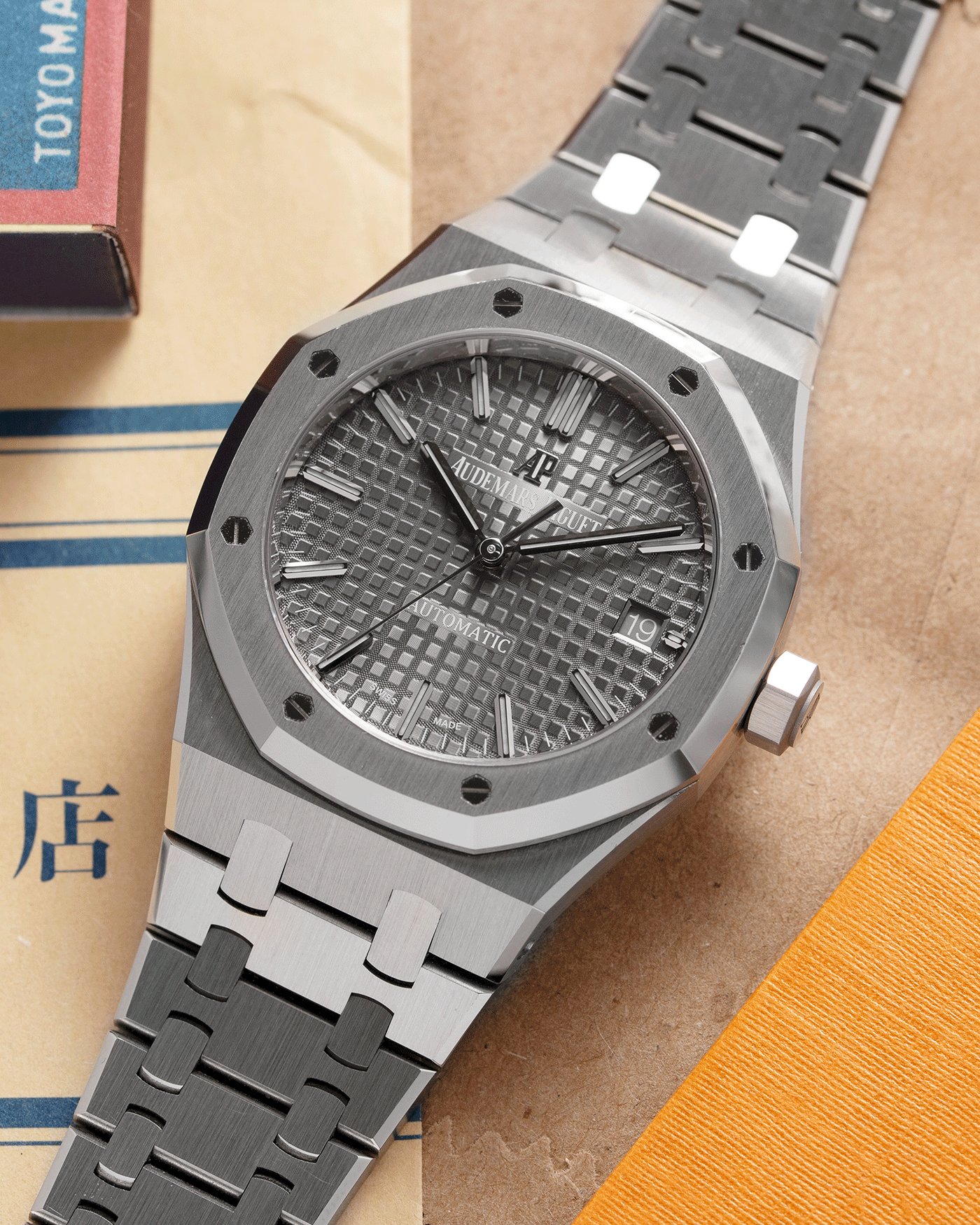 Audemars Piguet Royal Oak 15450ST Ruthenium Watch S.Song Vintage