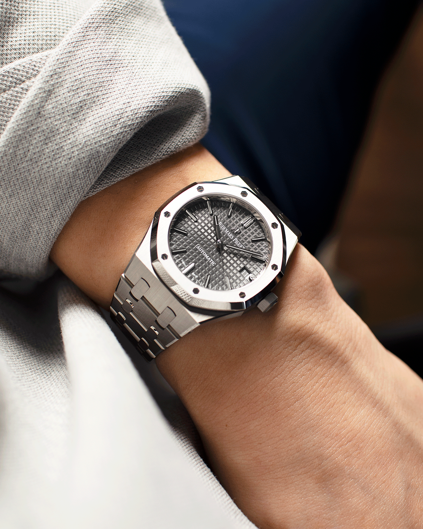 Audemars Piguet Royal Oak 15450ST Ruthenium Watch S.Song Vintage