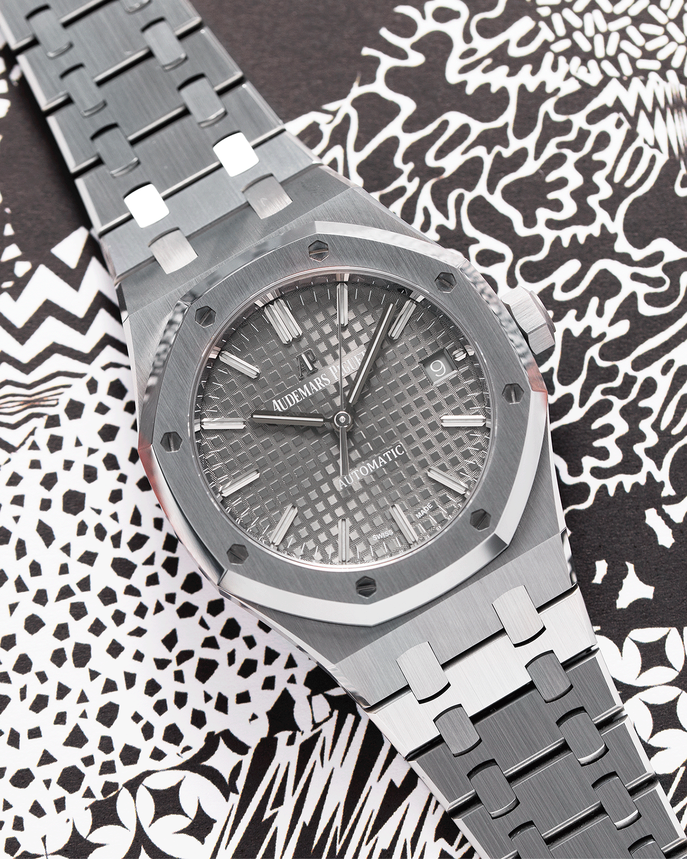 Audemars Piguet Royal Oak 15450ST Ruthenium Watch S.Song Vintage