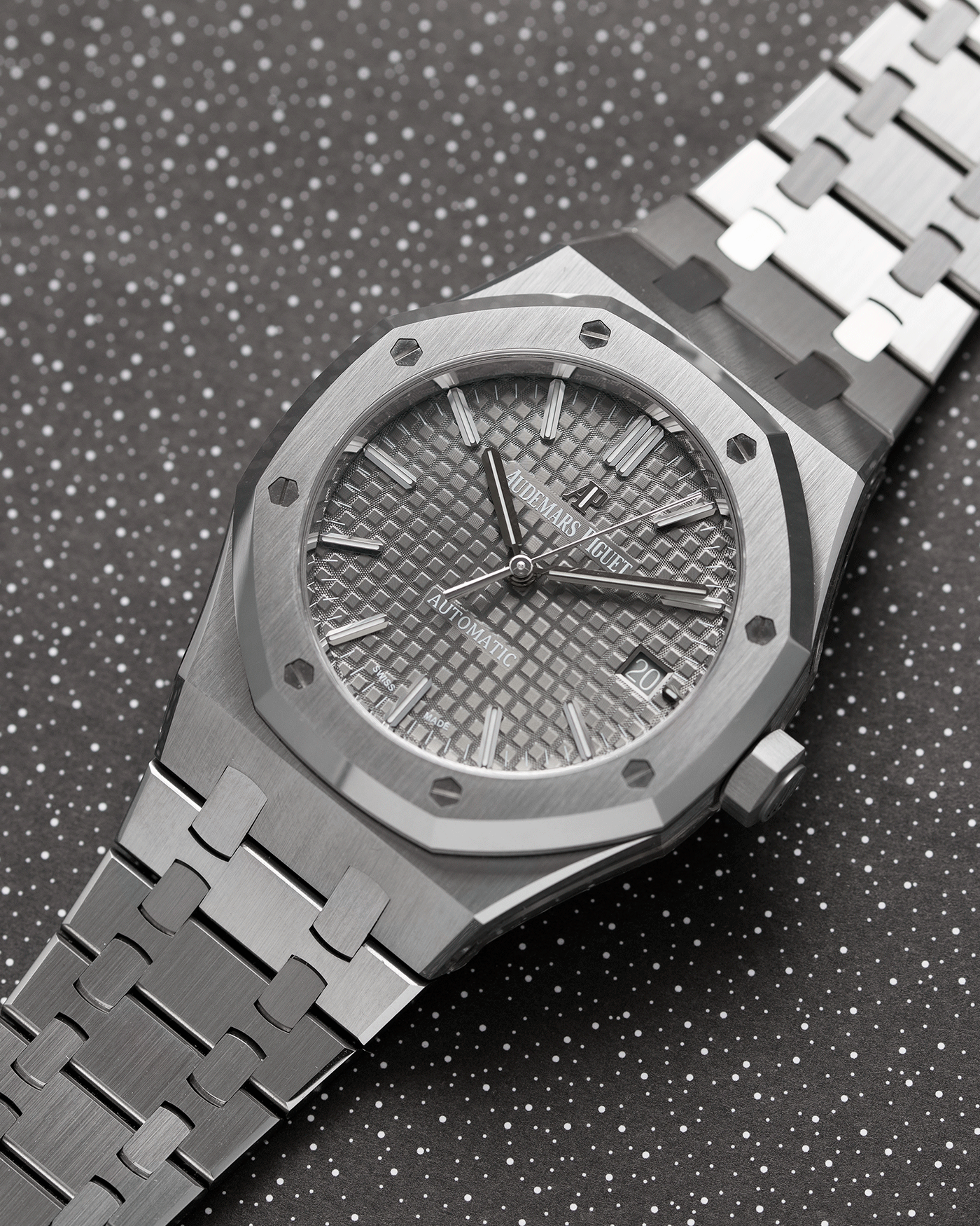 Audemars Piguet Royal Oak 15450ST Ruthenium Watch | S.Song Vintage Timepieces 