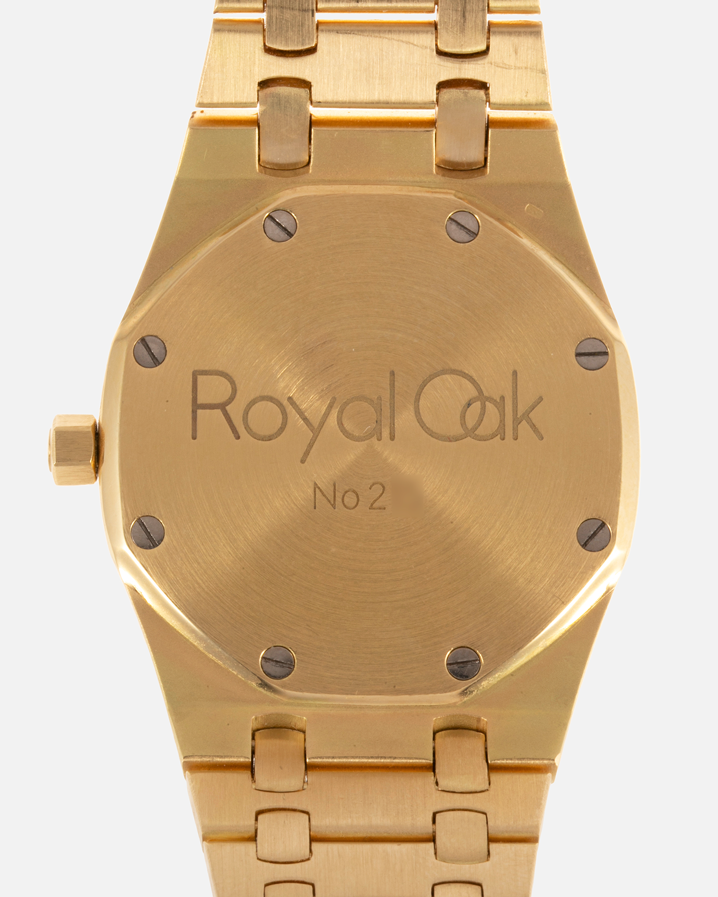 Brand: Audemars Piguet Year: 1980’s Model: Royal Oak Reference Number: 5402BA Material: 18-carat Yellow Gold Movement: Cal 2121 Case Diameter: 39mm Bracelet: Audemars Piguet Integrated 18-carat Yellow Gold Bracelet